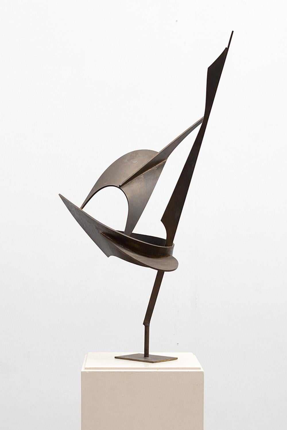 Late 20th Century Abstract bronze sculpture, France
