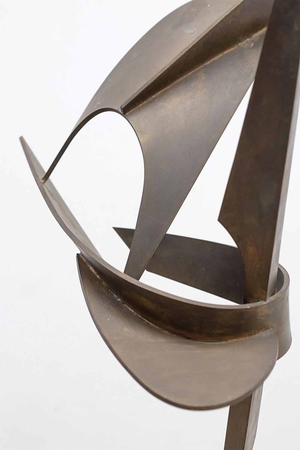Abstract bronze sculpture, France 1