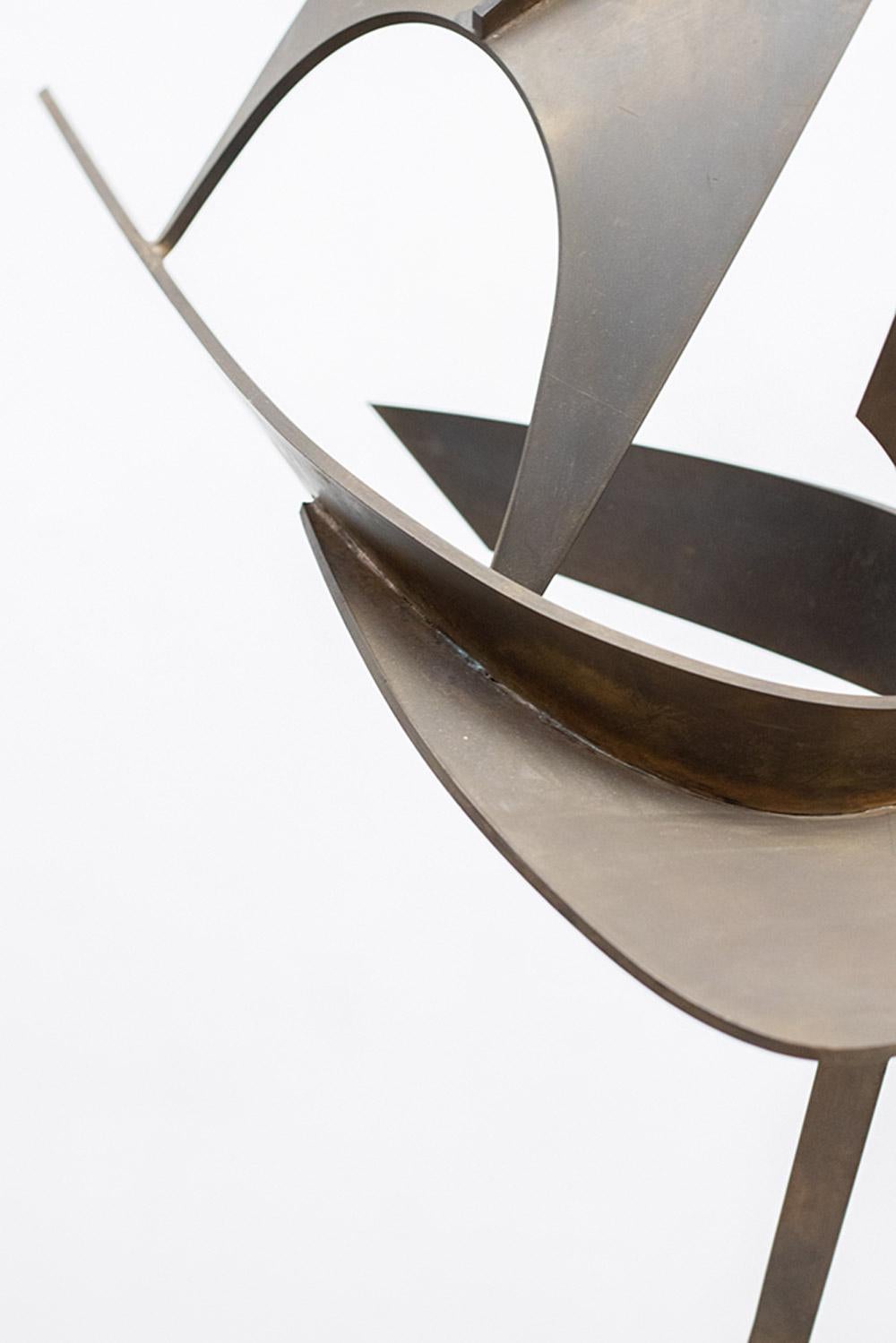 Abstract bronze sculpture, France 2