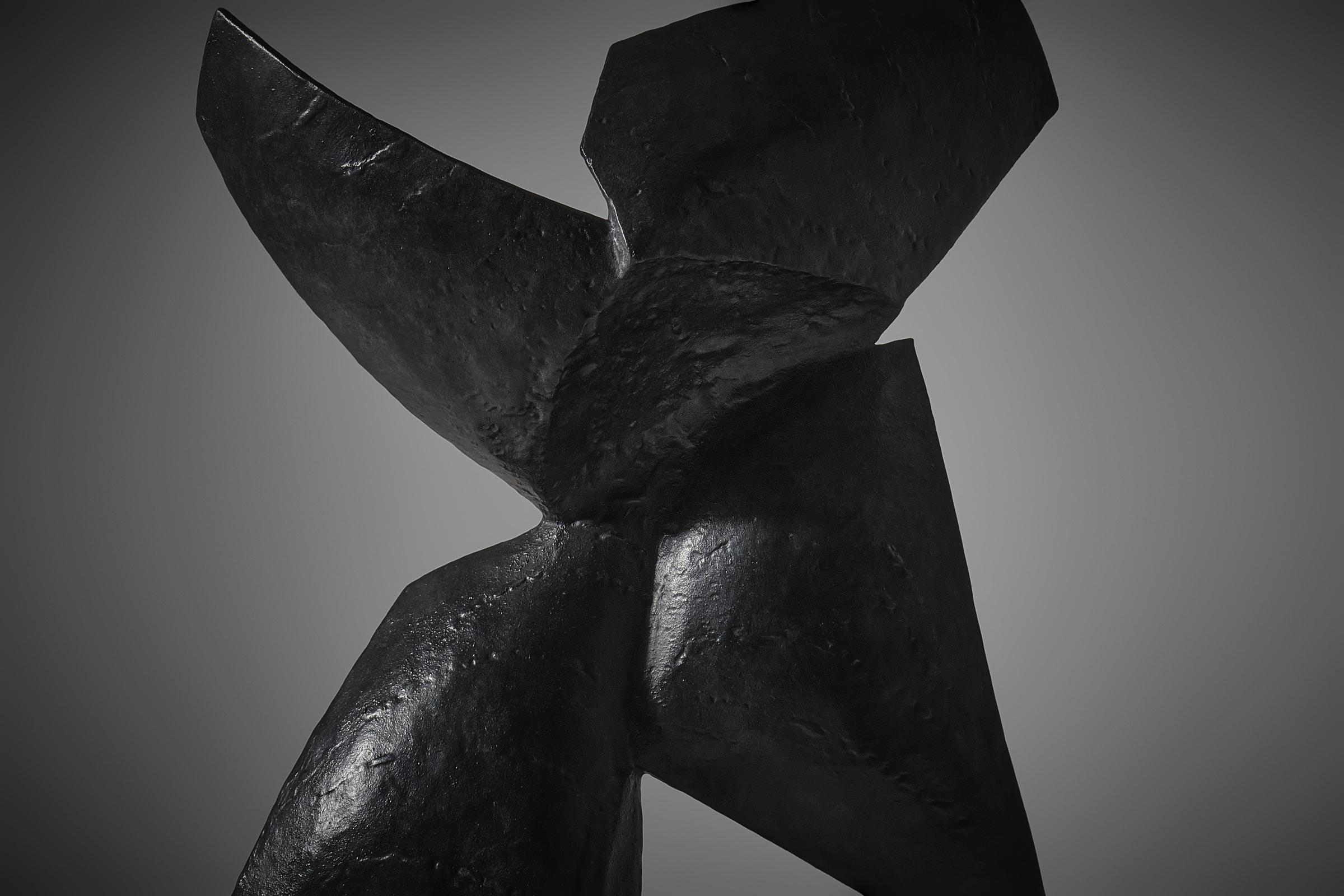 Bronzo Scultura astratta in bronzo 'La Grande Fleur de l'Espace' di Sergio Storel, Francia in vendita
