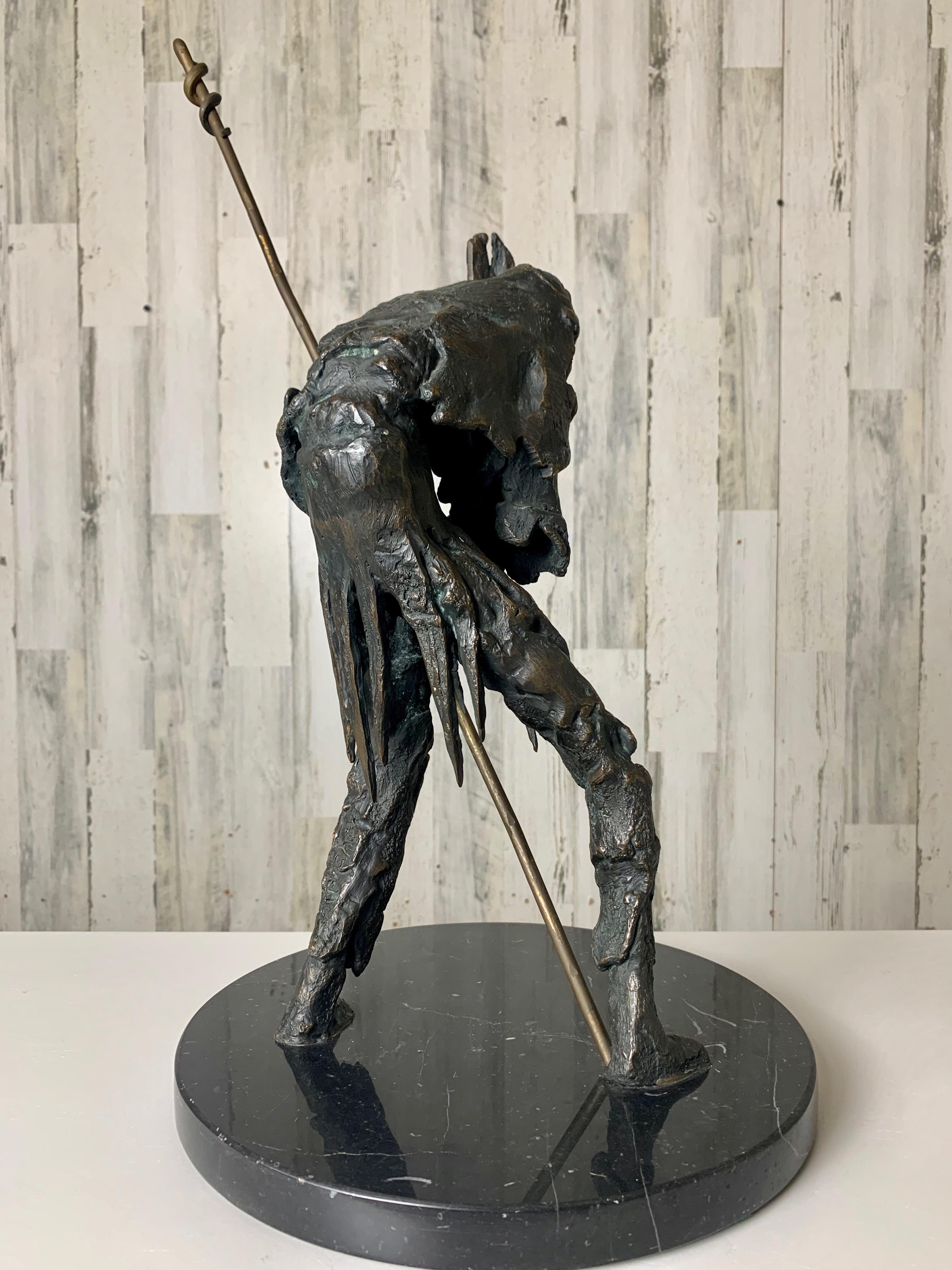 Abstract Bronze Sculpture of Don Quixote For Sale 5