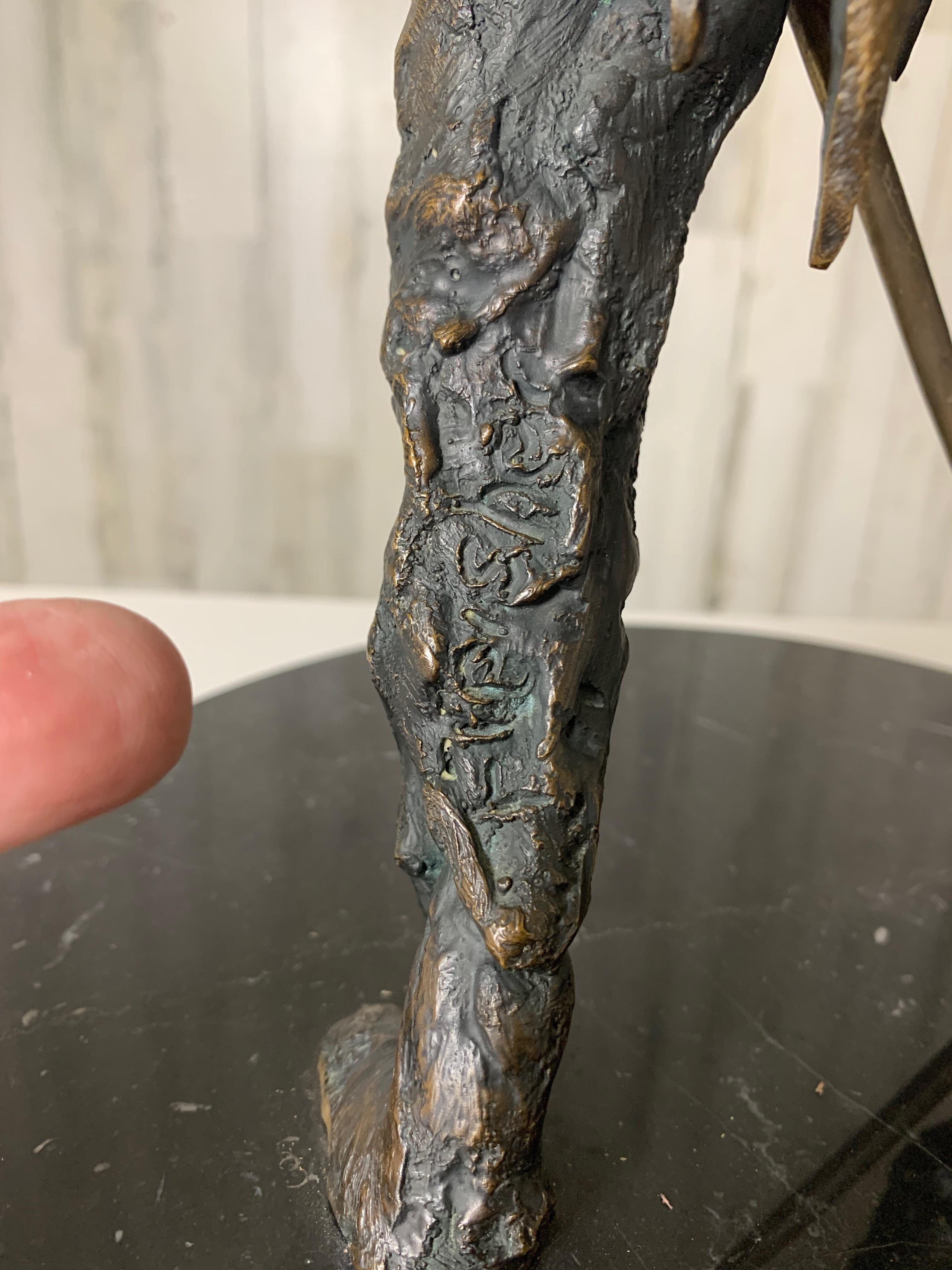 Abstract Bronze Sculpture of Don Quixote For Sale 6