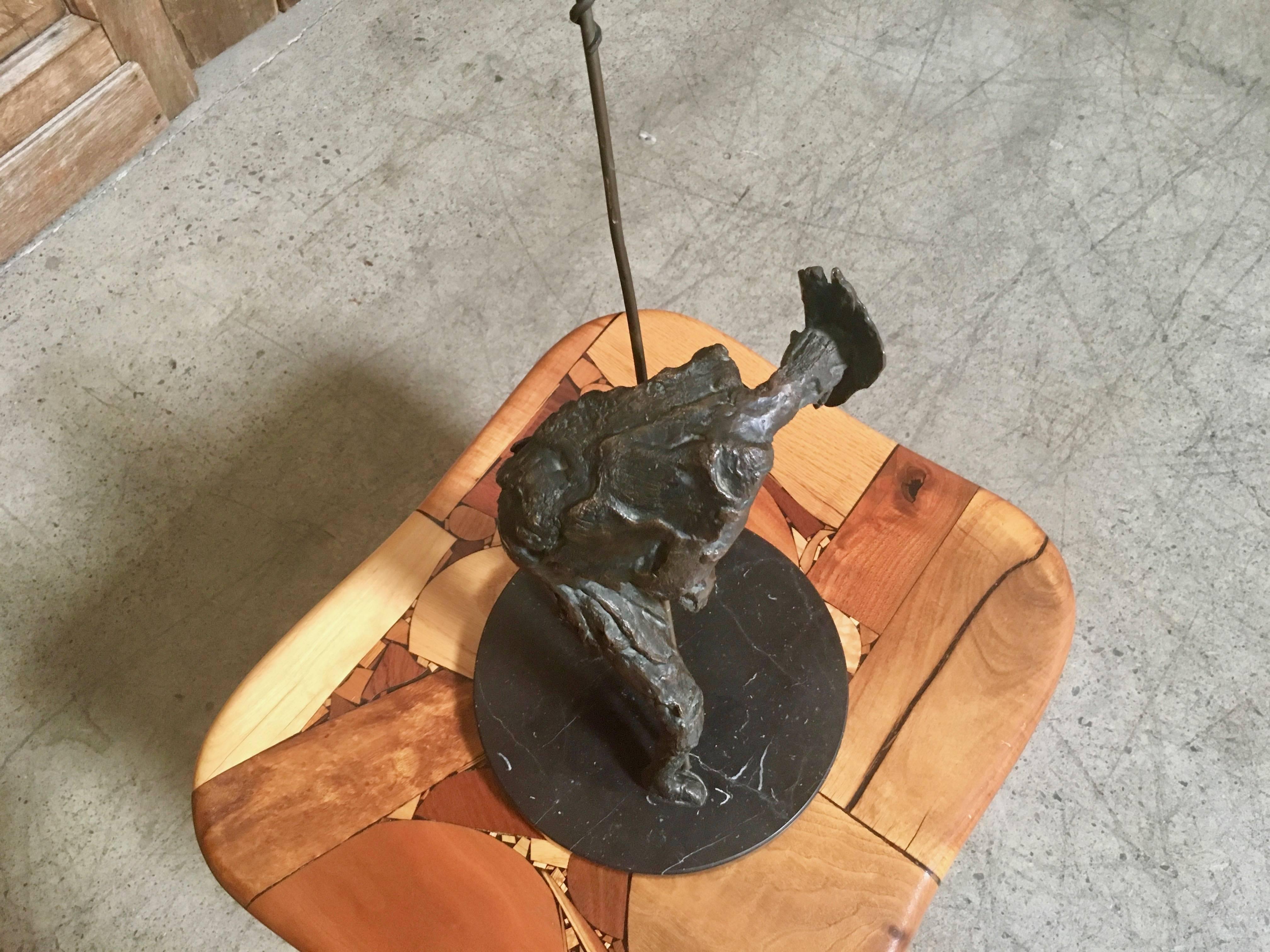 Sculpture abstraite en bronze de Don Quixote en vente 6