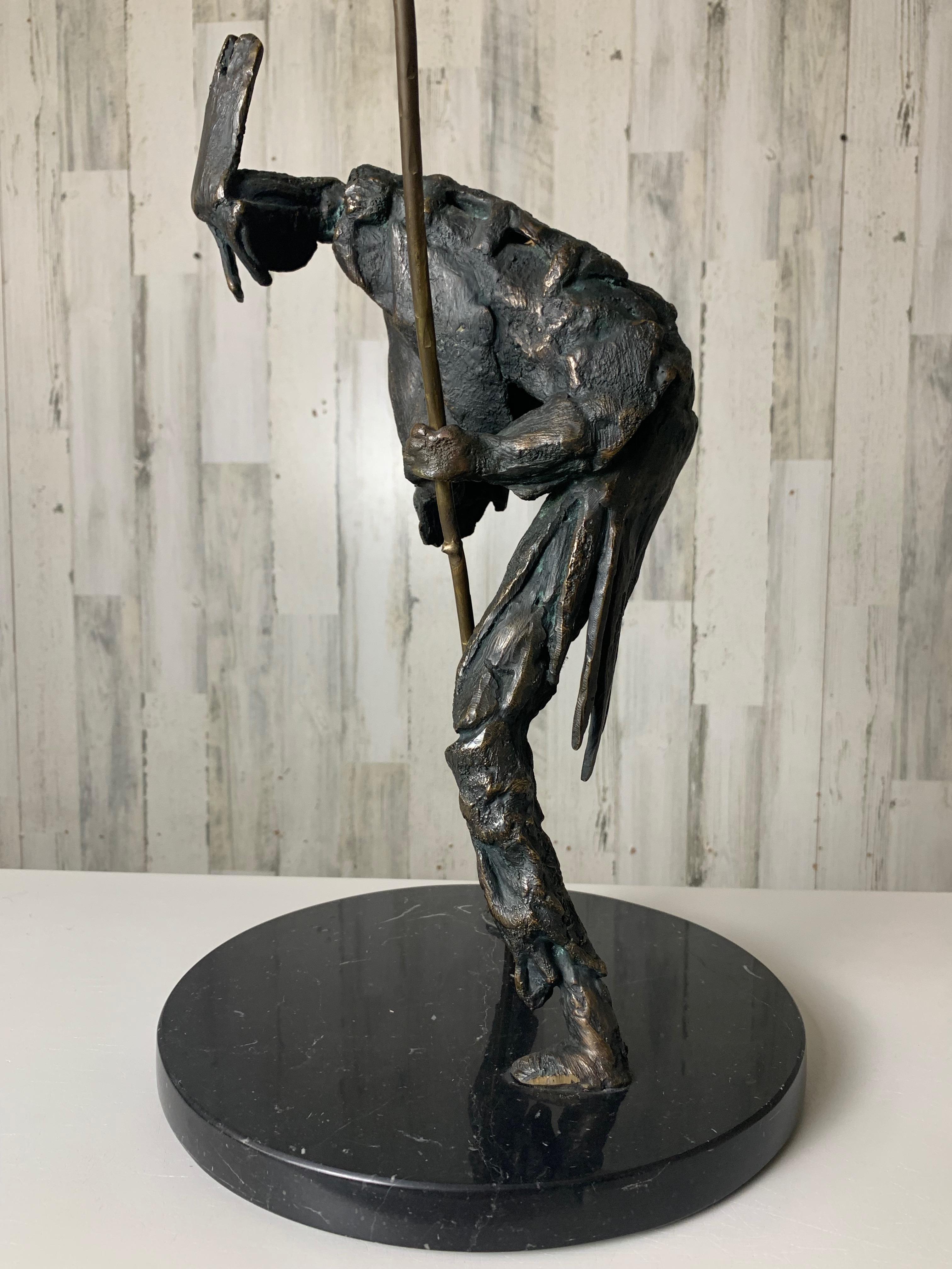 Abstract Bronze Sculpture of Don Quixote For Sale 9