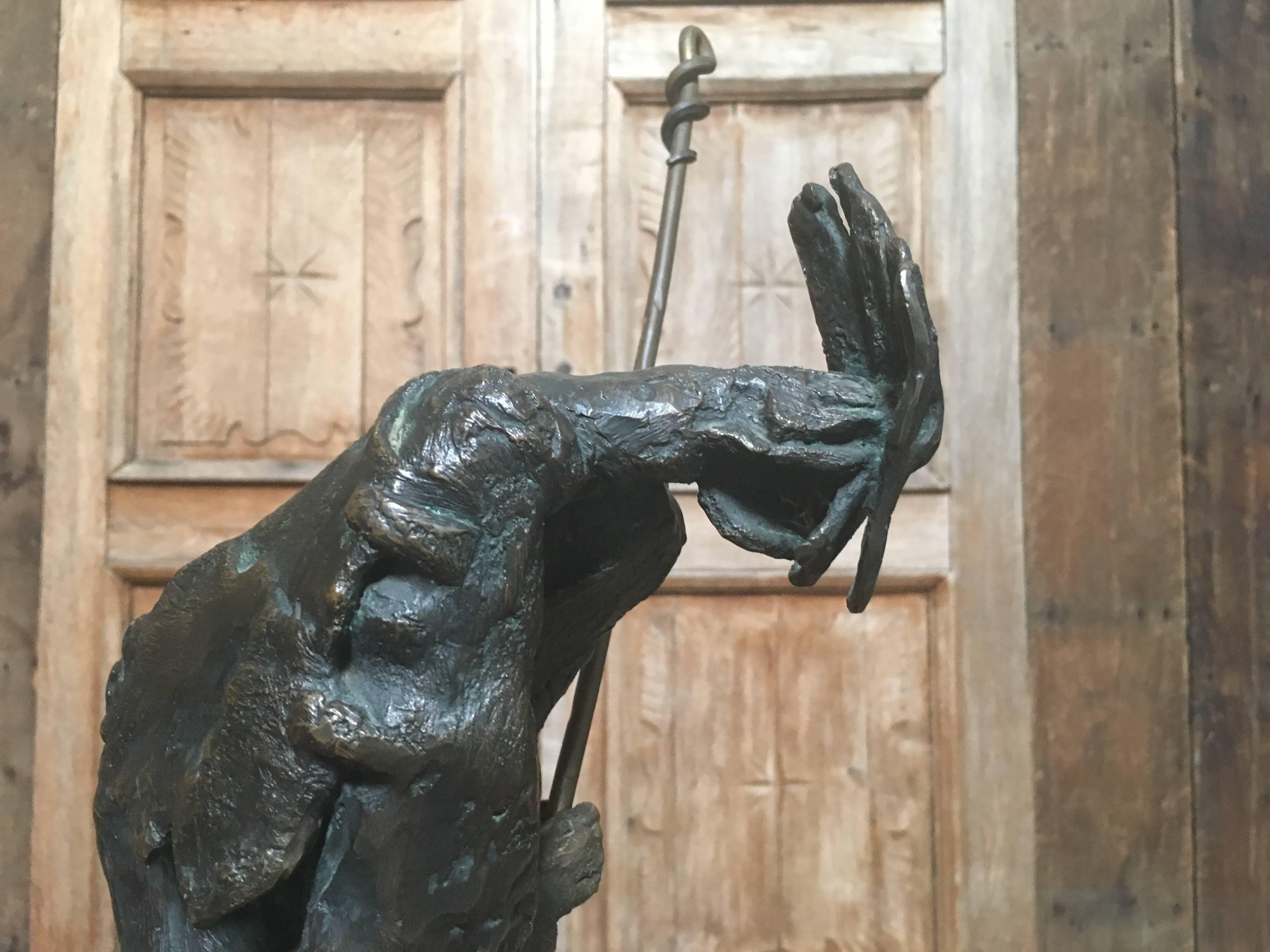sculpture don quichotte bronze