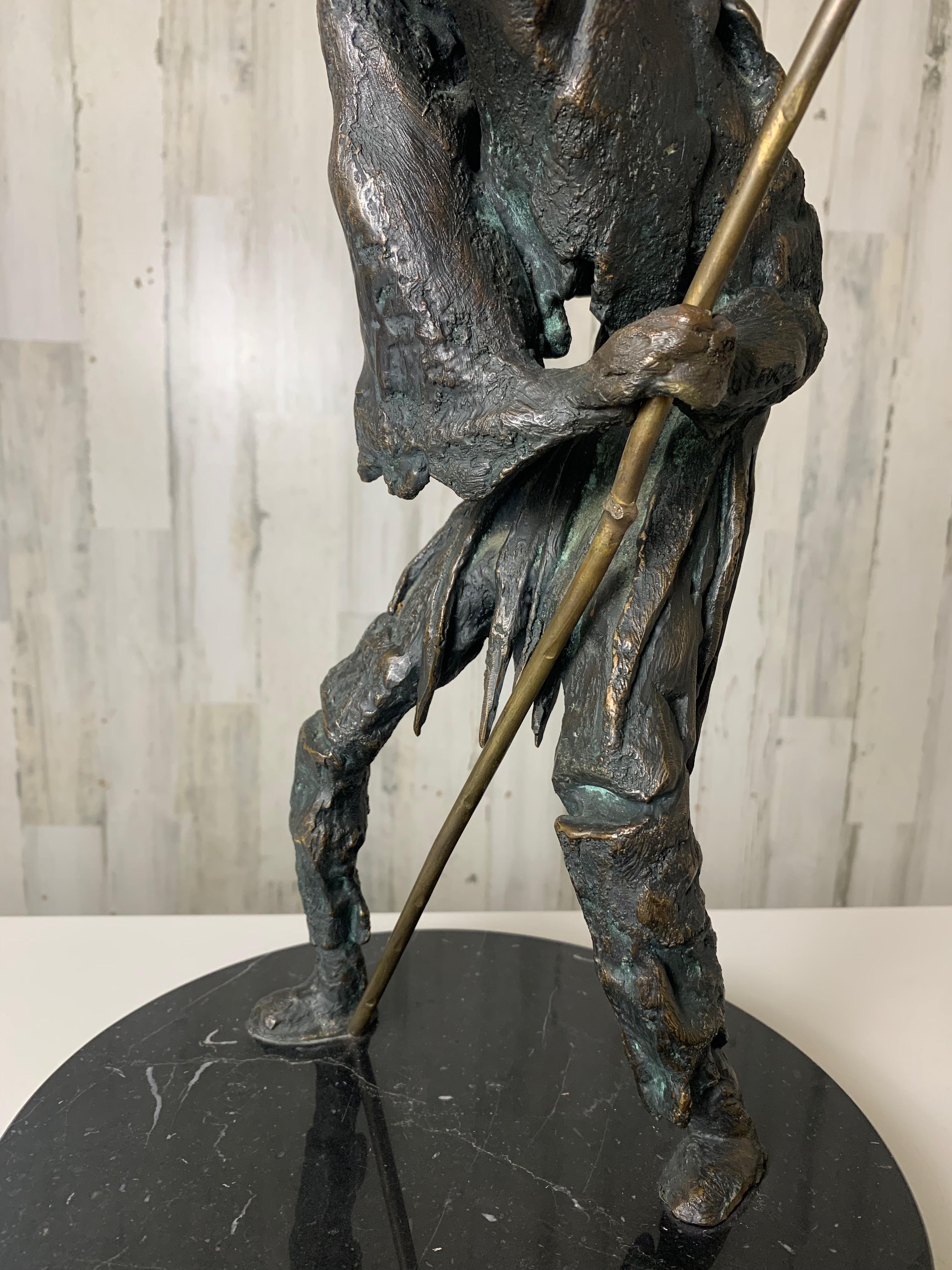 Abstract Bronze Sculpture of Don Quixote For Sale 1
