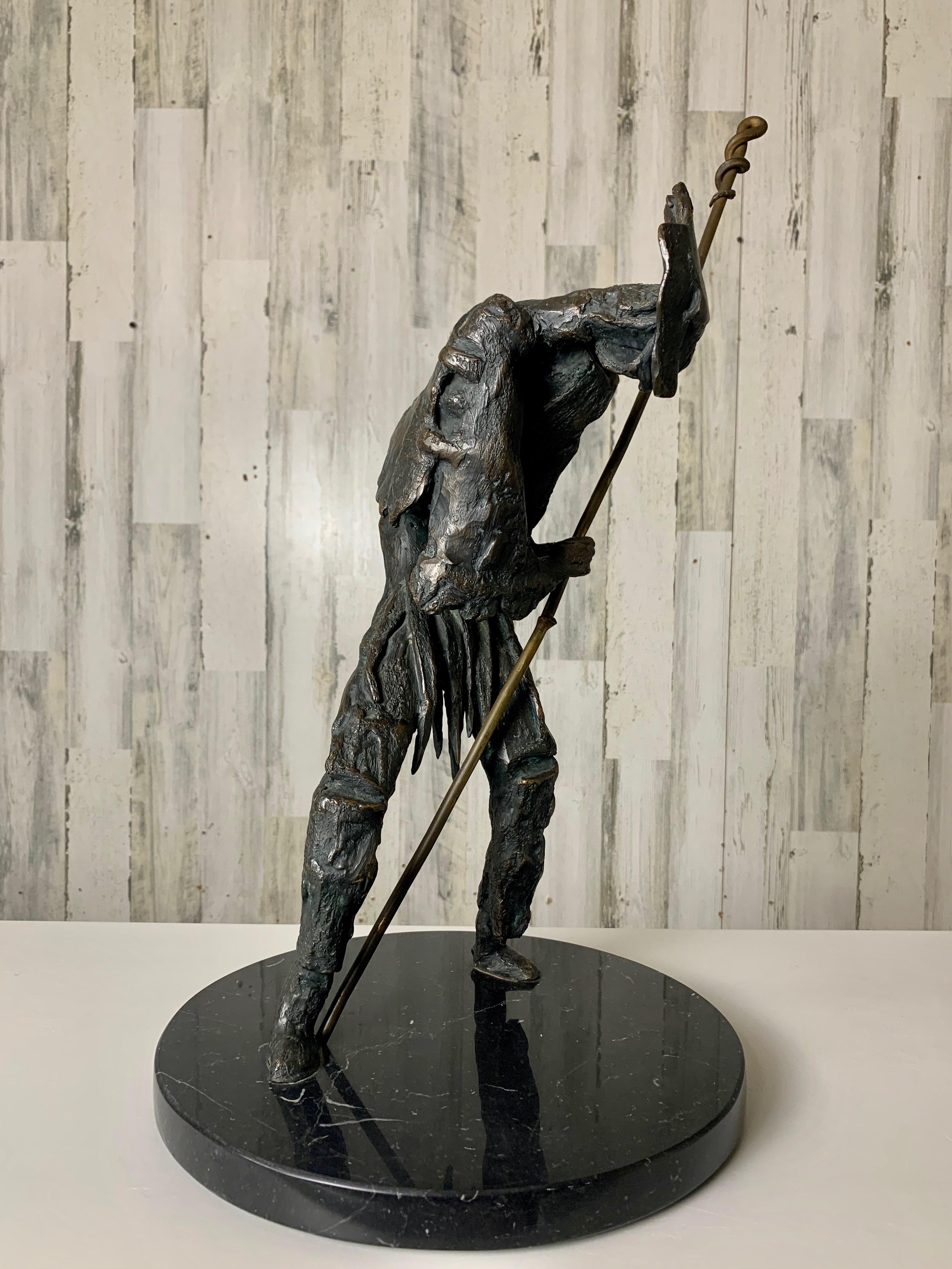 Abstract Bronze Sculpture of Don Quixote For Sale 2