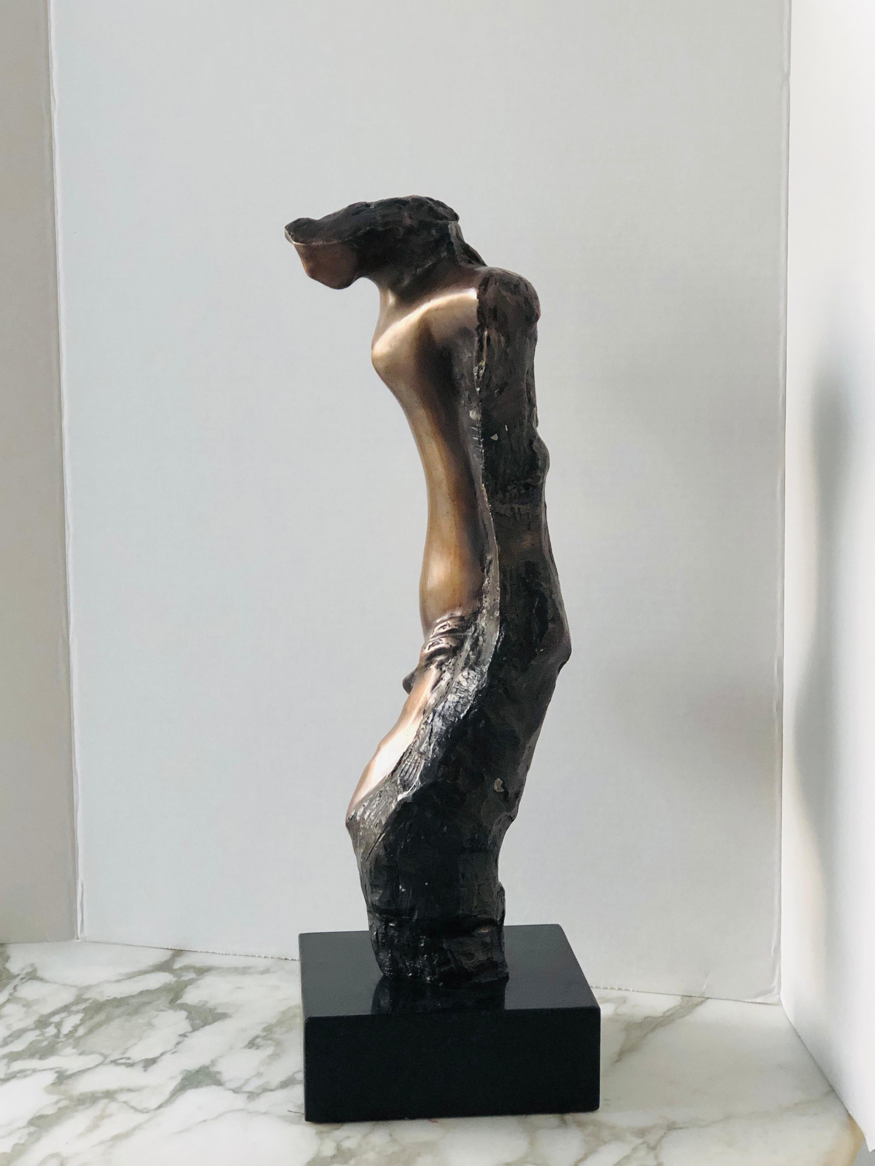 Abstract Bronze Sculpture of Modern Nude  2
