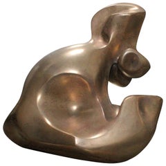 Abstract Bronze Sculpture Signed and Numbered 58/75 by Artist Álvarez Vélez