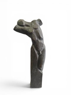 Abstract Bronze Torso Sculpture, 1950s