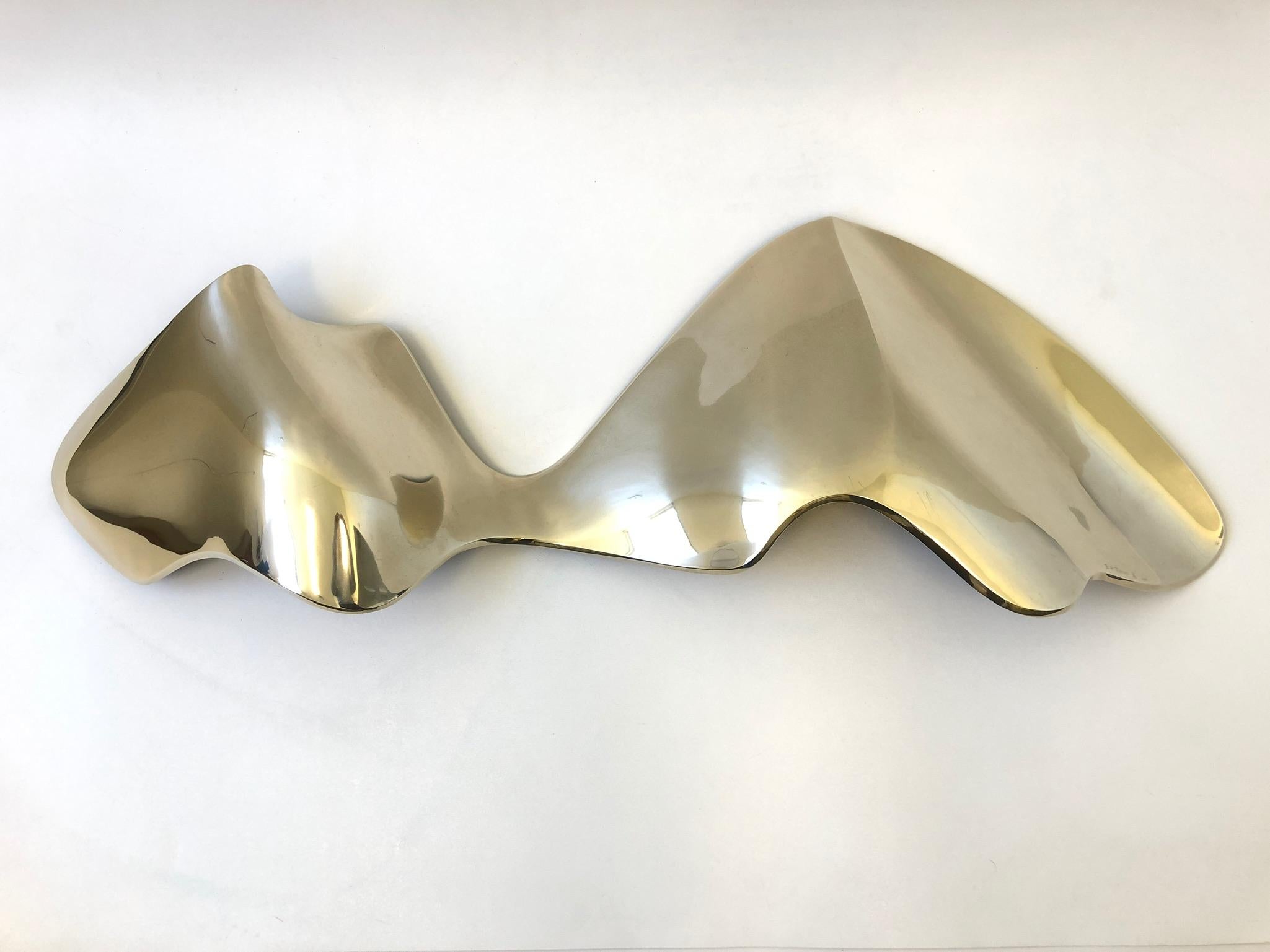 Abstract Bronze Wall Sculpture by B. H. Thomas For Sale 6