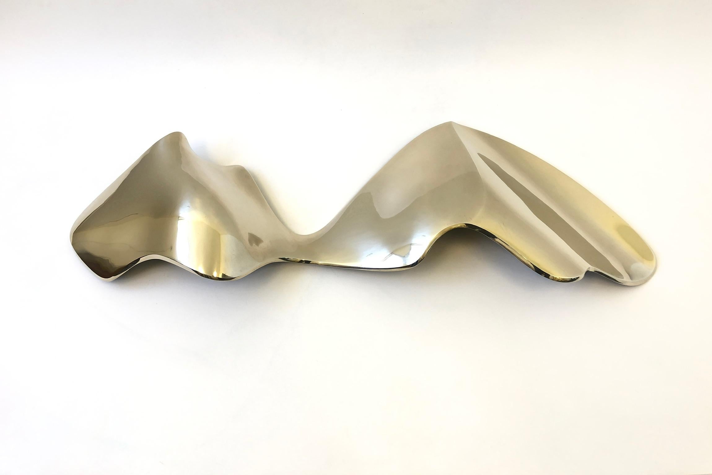 Abstract Bronze Wall Sculpture by B. H. Thomas In Good Condition For Sale In Palm Springs, CA