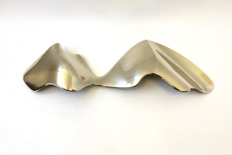 Abstract Bronze Wall Sculpture by B. H. Thomas For Sale 1