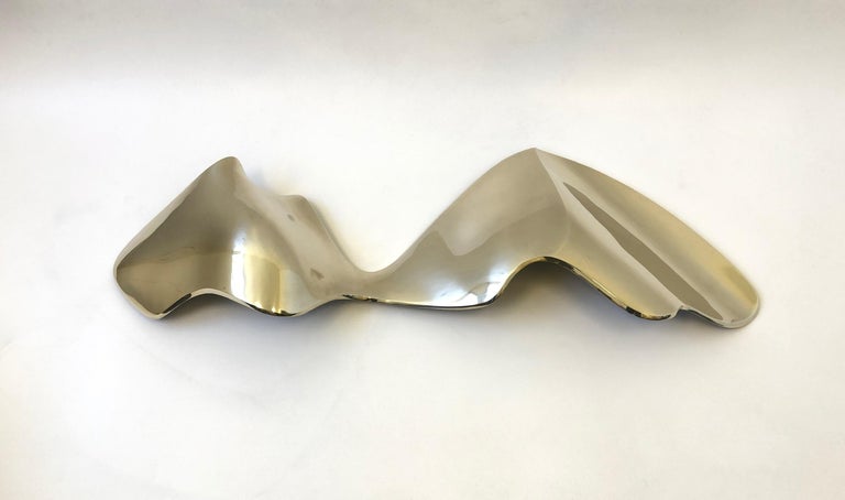 Abstract Bronze Wall Sculpture by B. H. Thomas For Sale 3