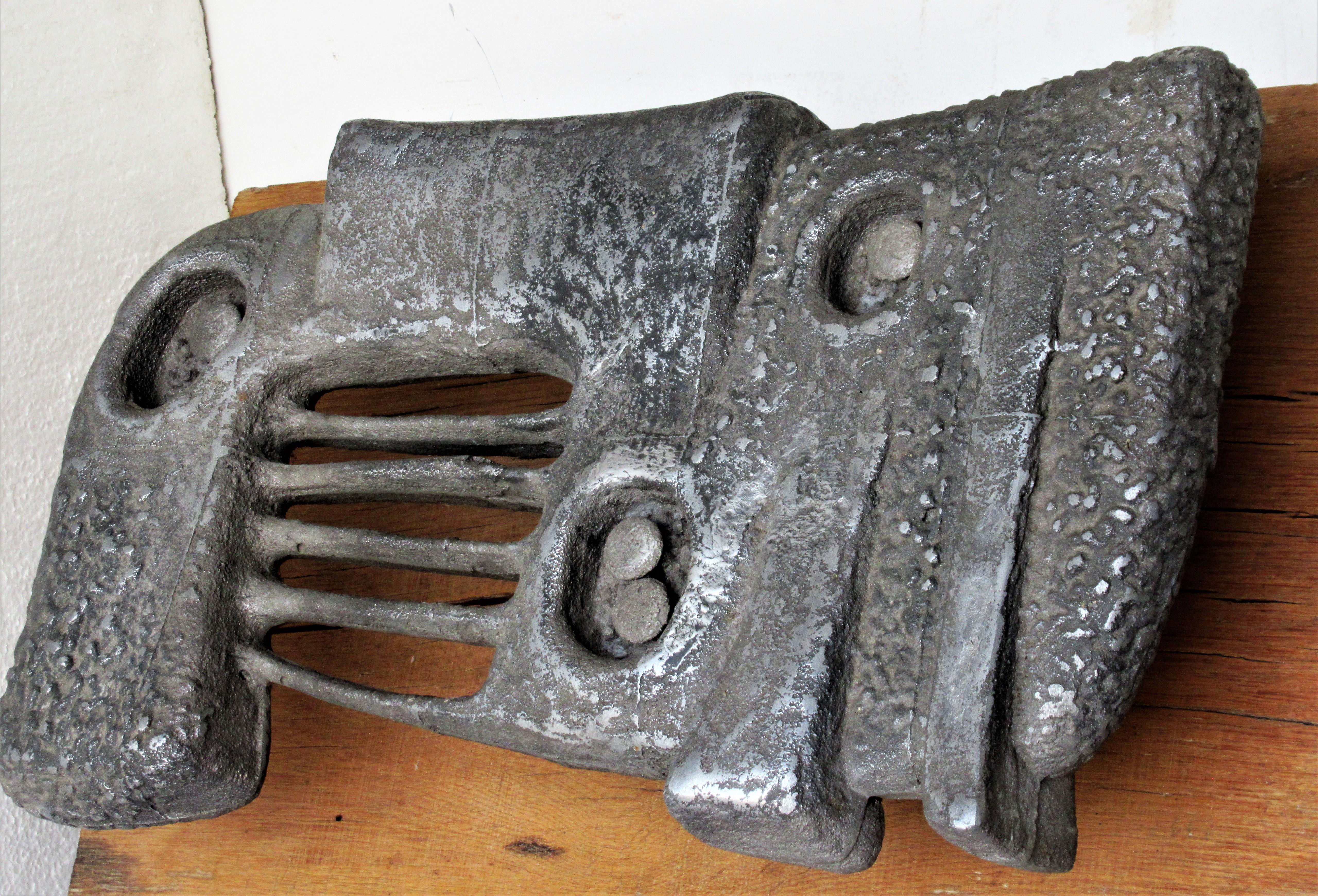 Cast Abstract Metal Sculpture by William F. Sellers, 1961