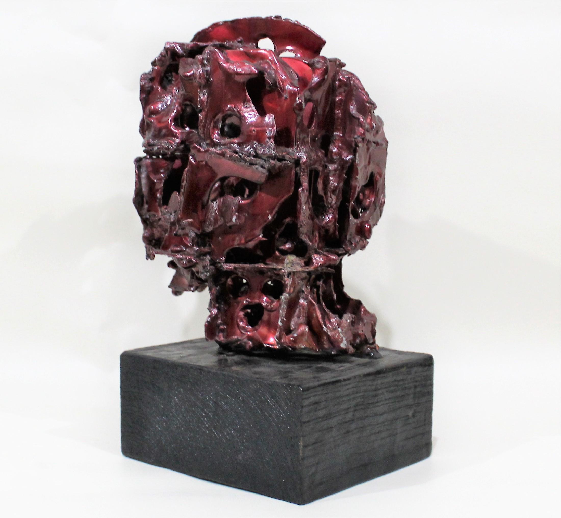 Abstrakt Brutalistische Metallskulptur im Zustand „Gut“ im Angebot in Hamilton, Ontario