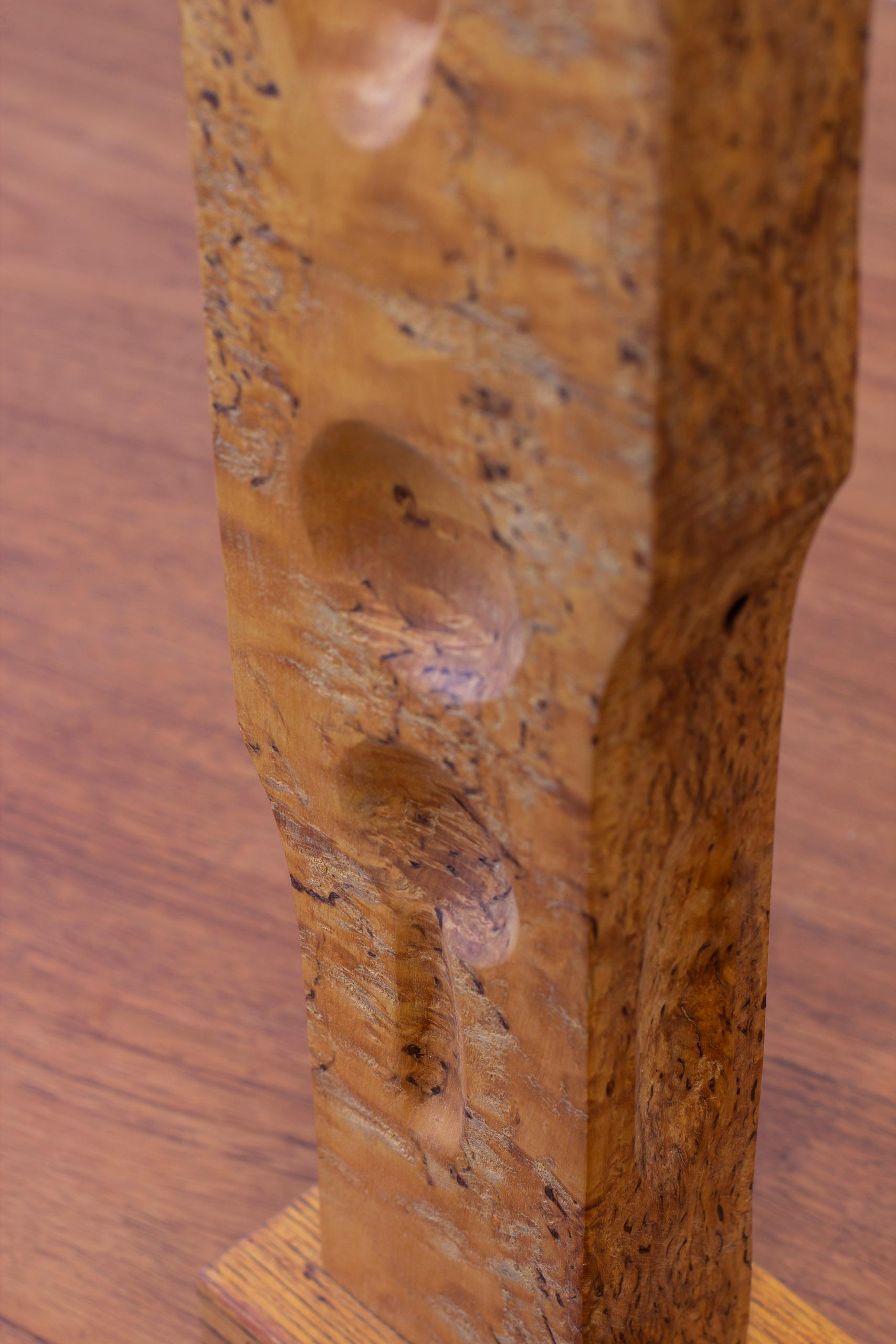 Mid-20th Century Abstract burl birch sculpture by Sven Olsson For Sale