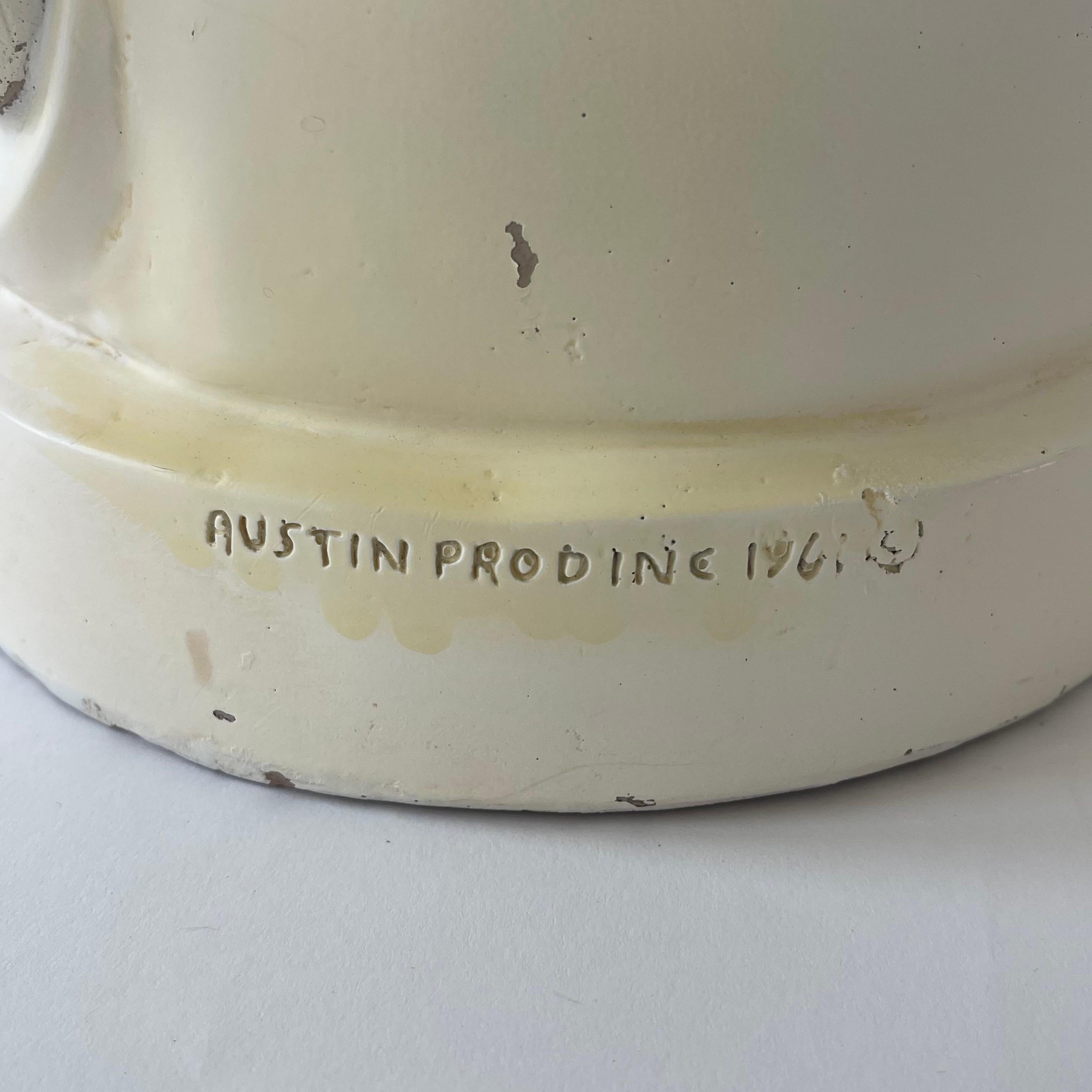 Buste abstrait d'après Henri Laurens « Head of a Young Girl » par Austin Prod USA 1961 en vente 4