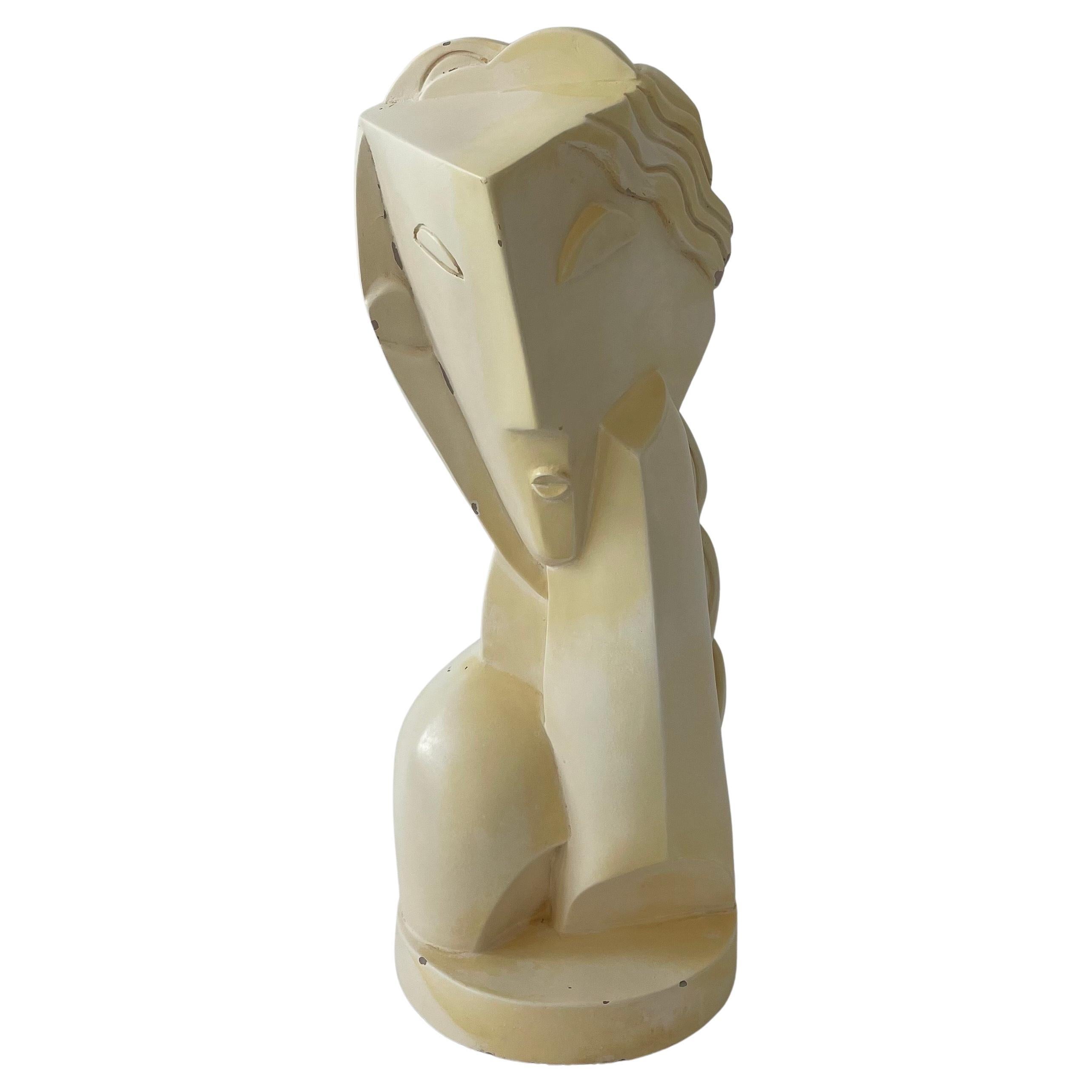 Abstract Bust after Henri Laurens "Head of a Young Girl" by Austin Prod USA 1961