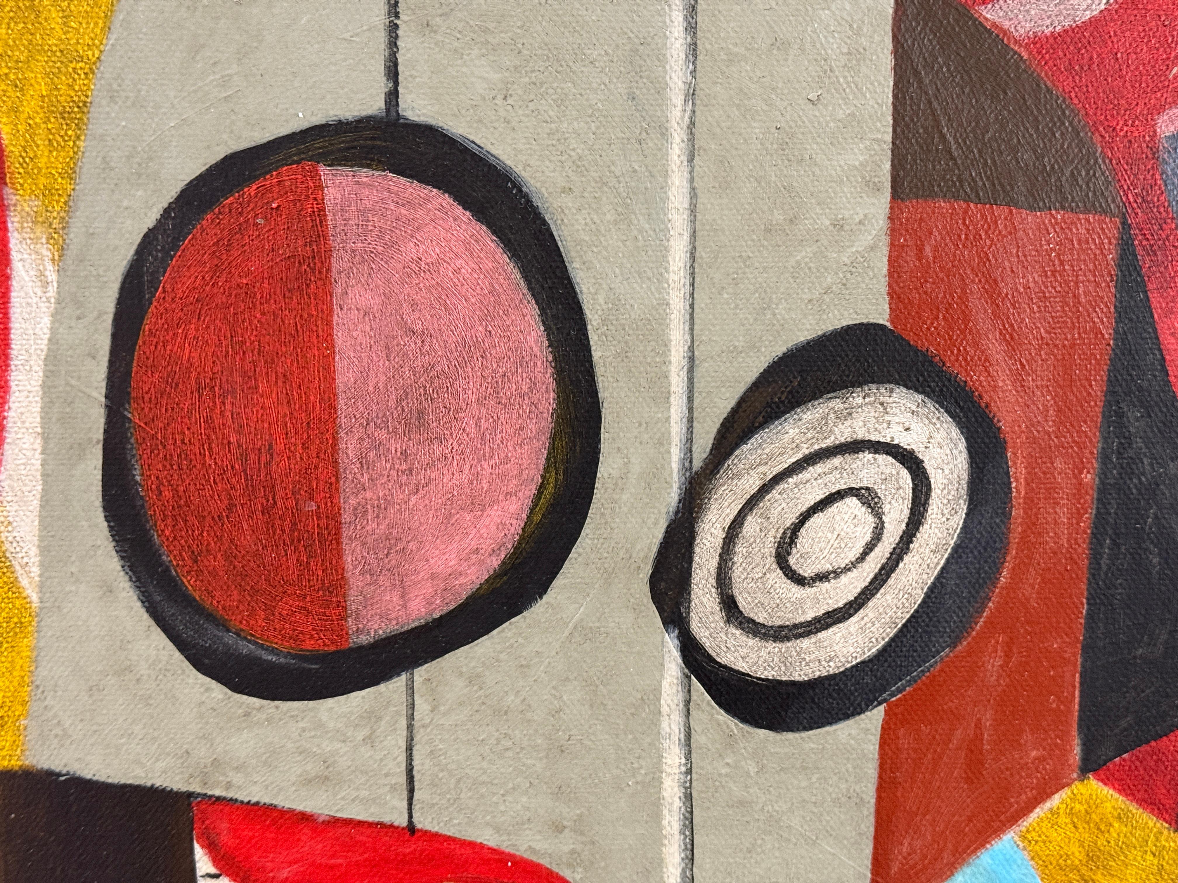 Dipinto a mano Astratto del noto artista di Palm Springs Gary Janis in vendita