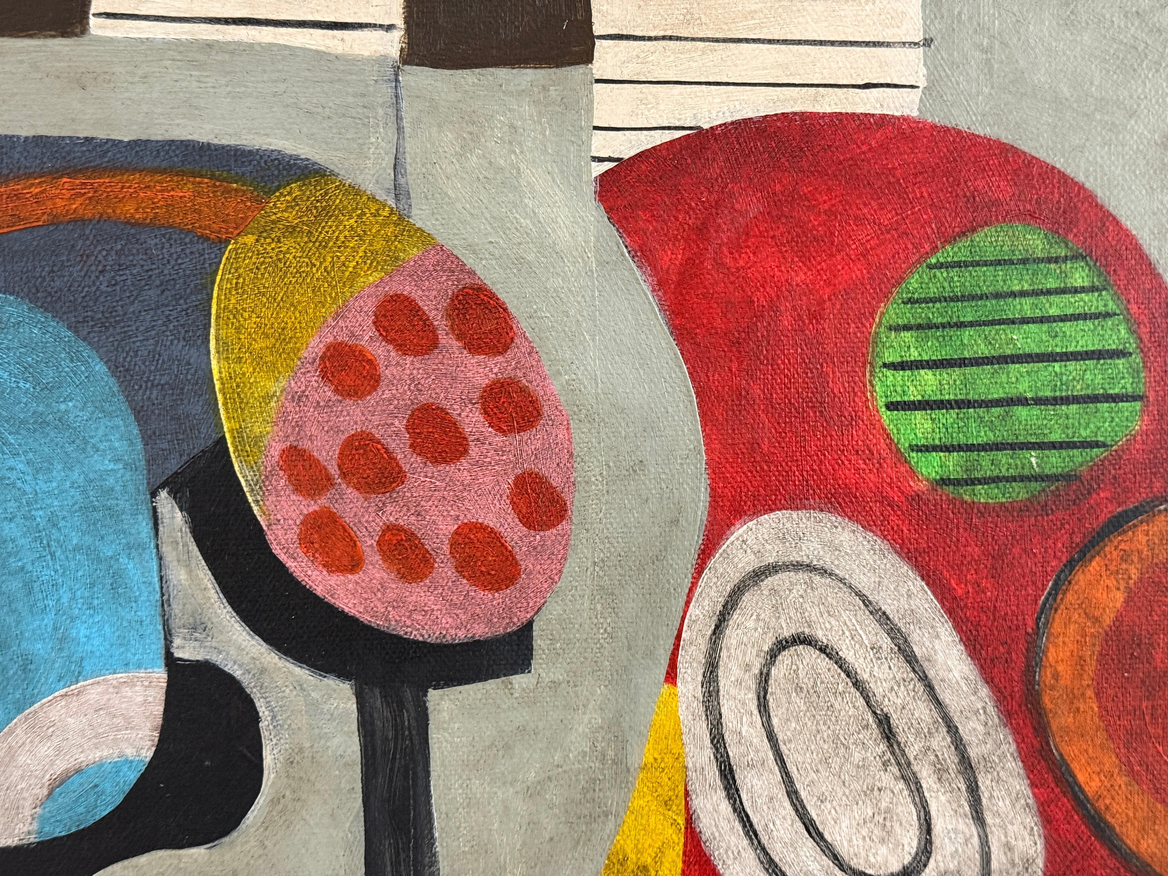 Pittura Astratto del noto artista di Palm Springs Gary Janis in vendita