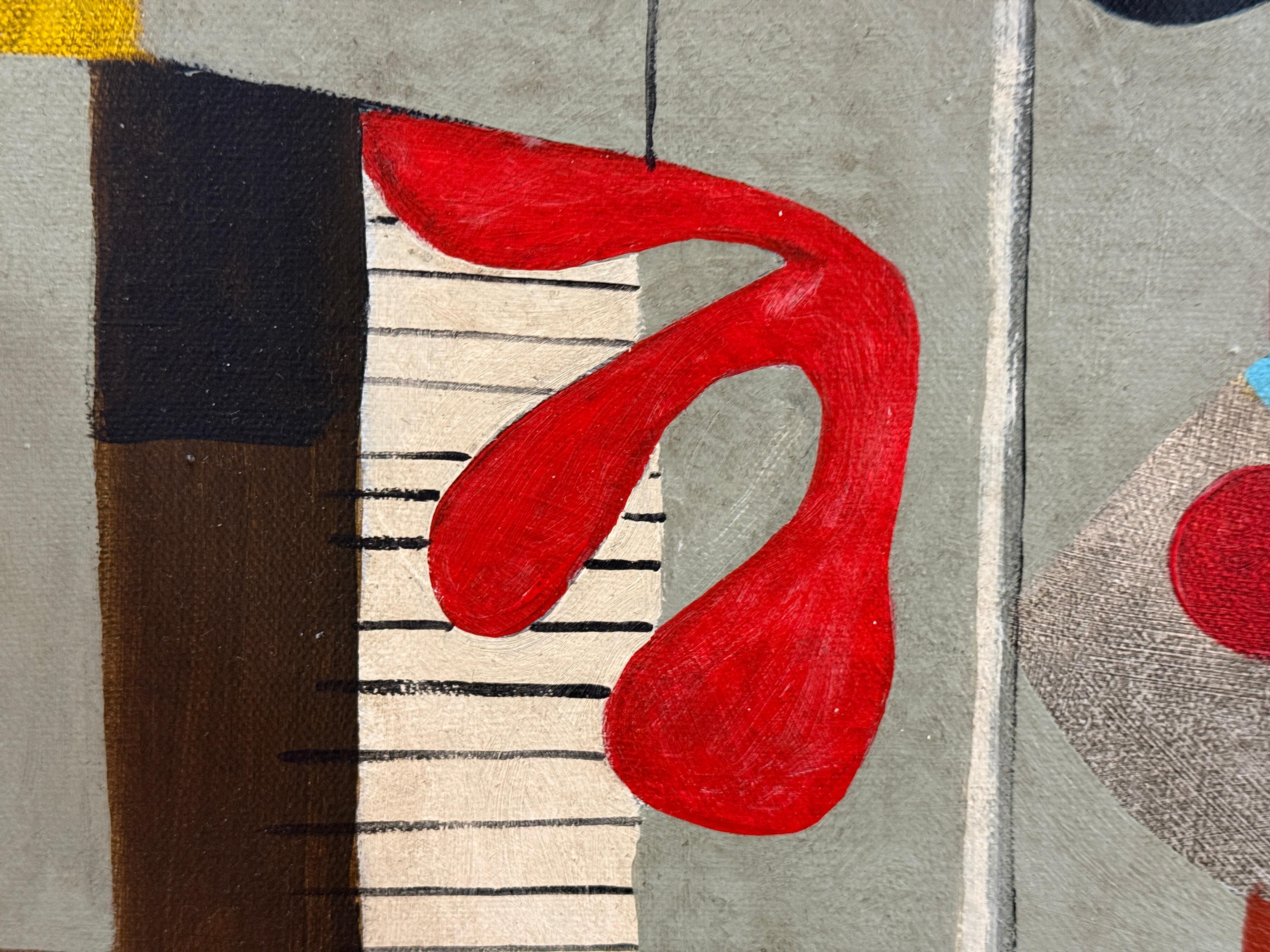 Astratto del noto artista di Palm Springs Gary Janis in vendita 3