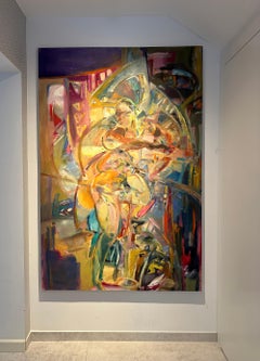 Astratto di Trutz Bieck, Astrazione, Tela, Vernice acrilica 1986