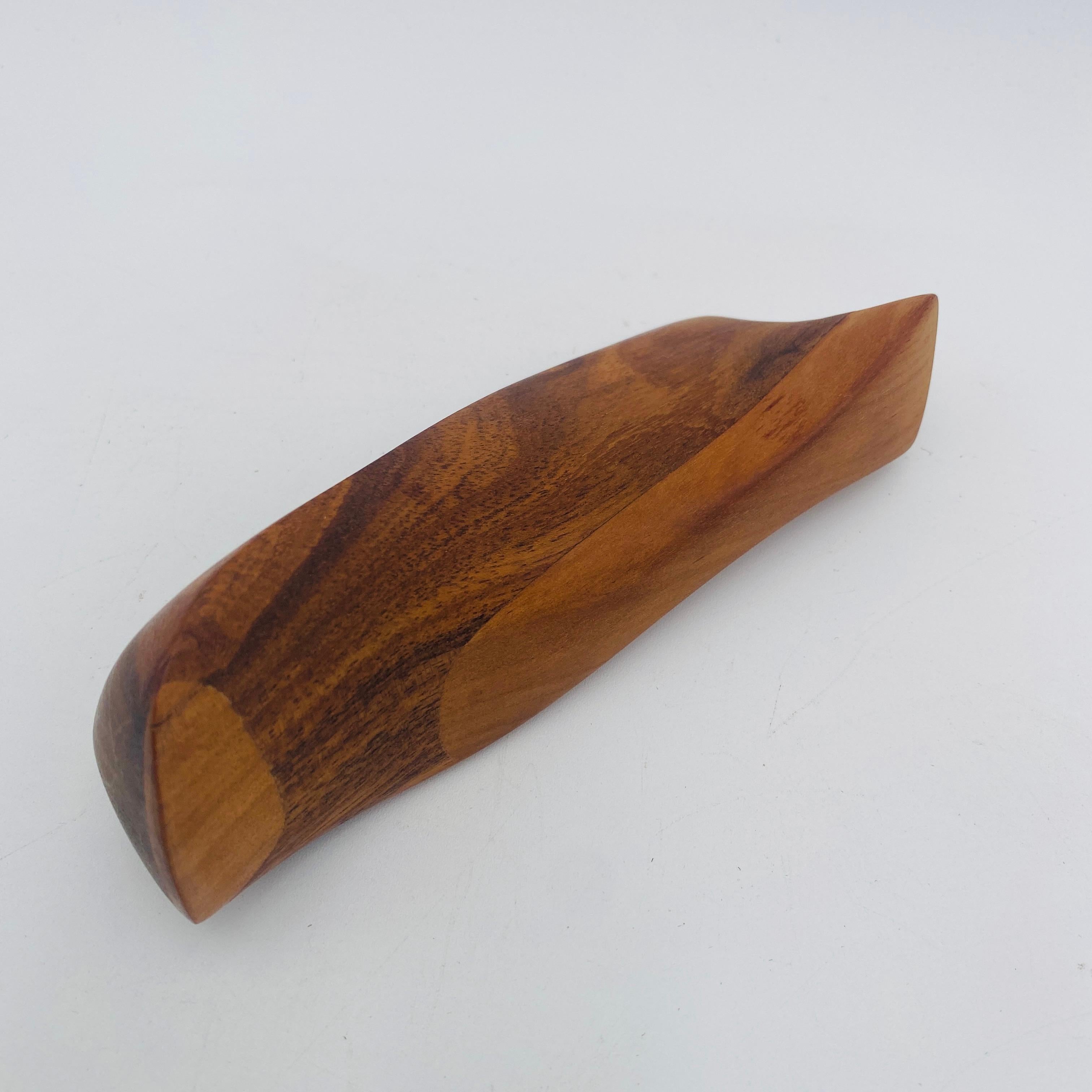 Scultura organica in legno dal design astratto californiano, anni '60 in vendita 3