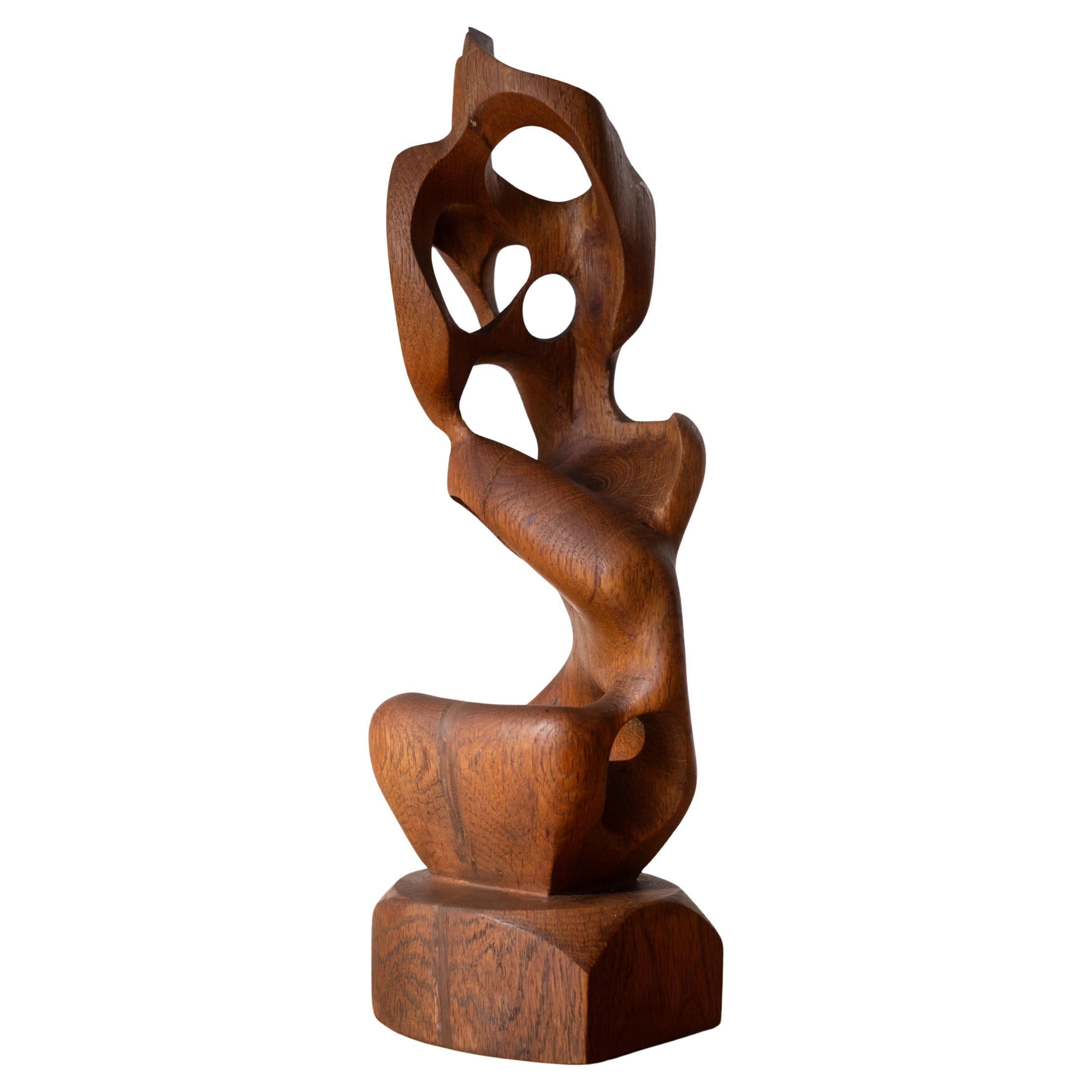 Abstract California Design Organic Wood Sculpture, 1960s