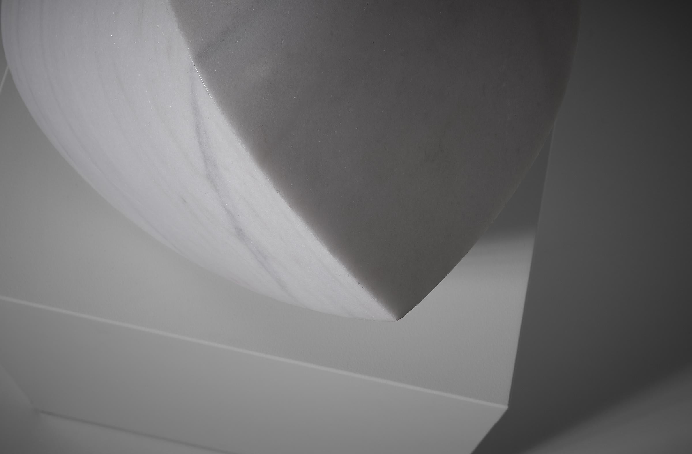 Abstract Carrara Marble Sculpture, 1970s 4