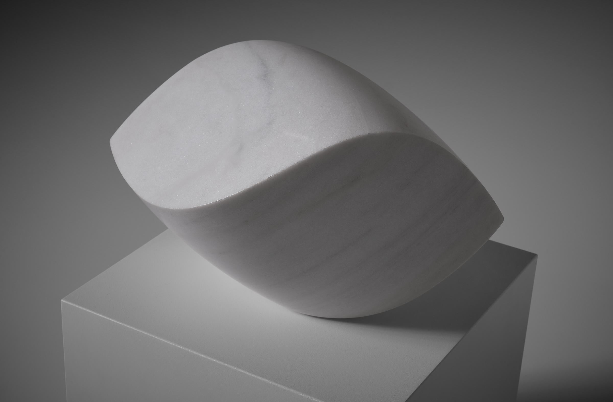 Abstract Carrara Marble Sculpture, 1970s 1