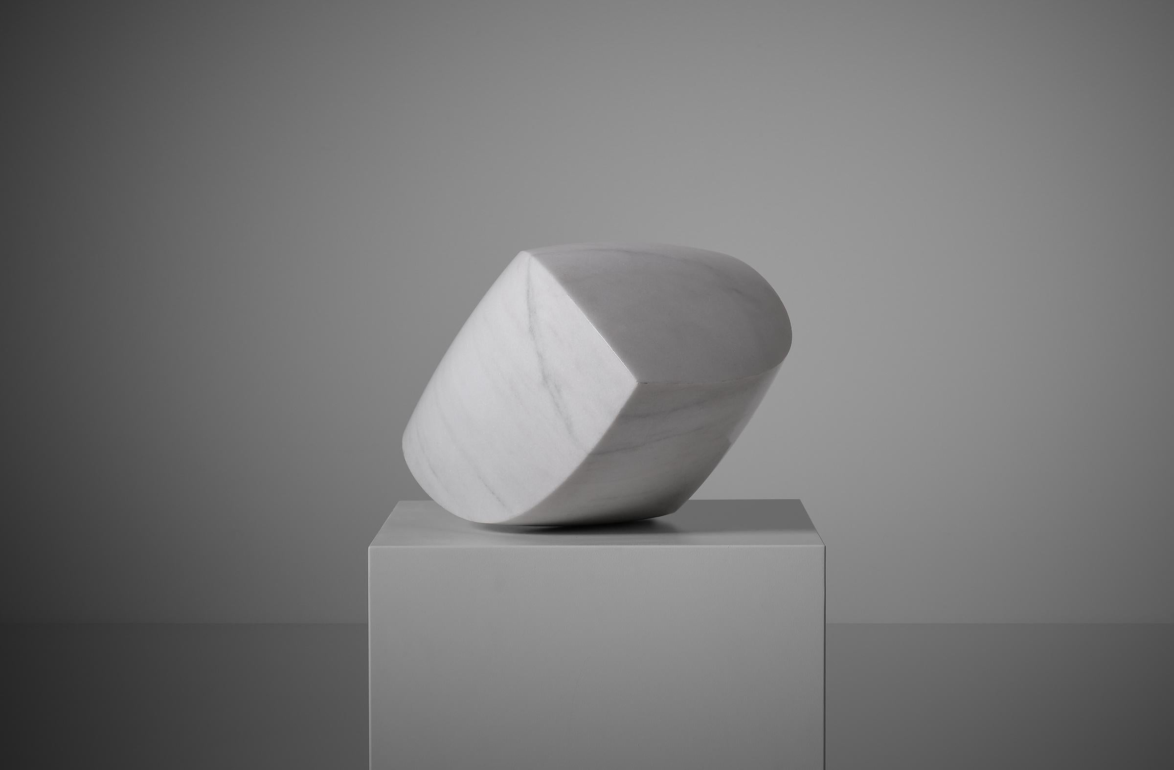 Abstract Carrara Marble Sculpture, 1970s 2
