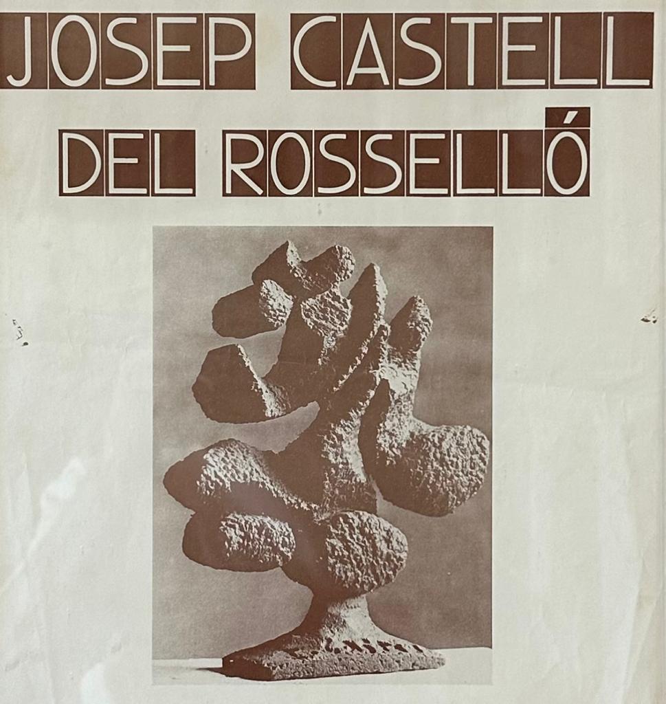 Abstract Cast Iron Sculpture by Josep Castell del Rosselló, 1970s For Sale 4