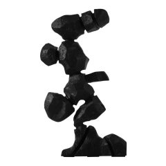 Vintage Abstract Cast Iron Sculpture by Josep Castell del Rosselló, 1970s