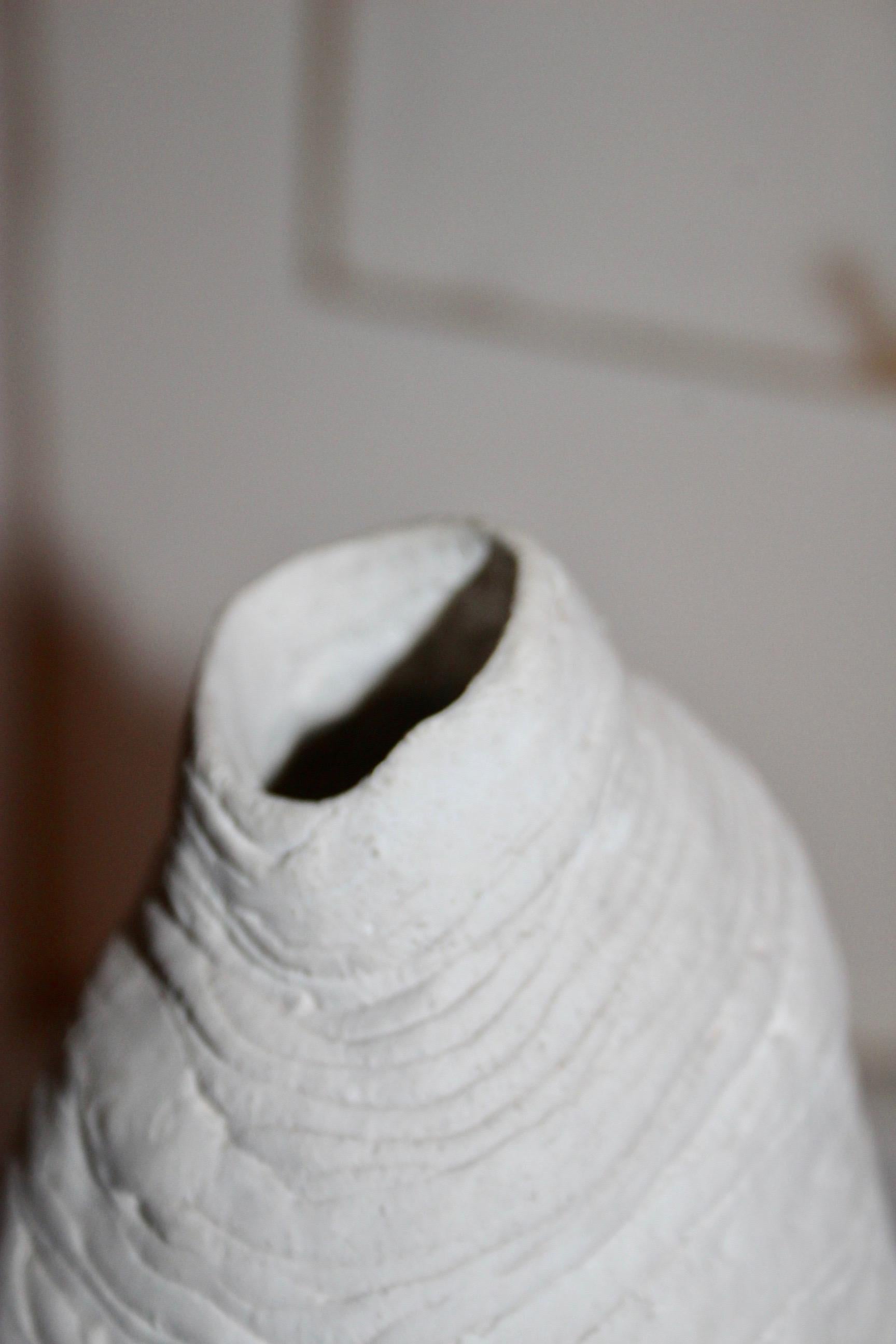 Fine XX secolo Scultura astratta in ceramica e metallo in vendita