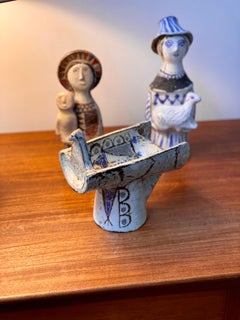 Abstract Ceramic Bird Vide-Poche by Jean Derval, circa 1950s