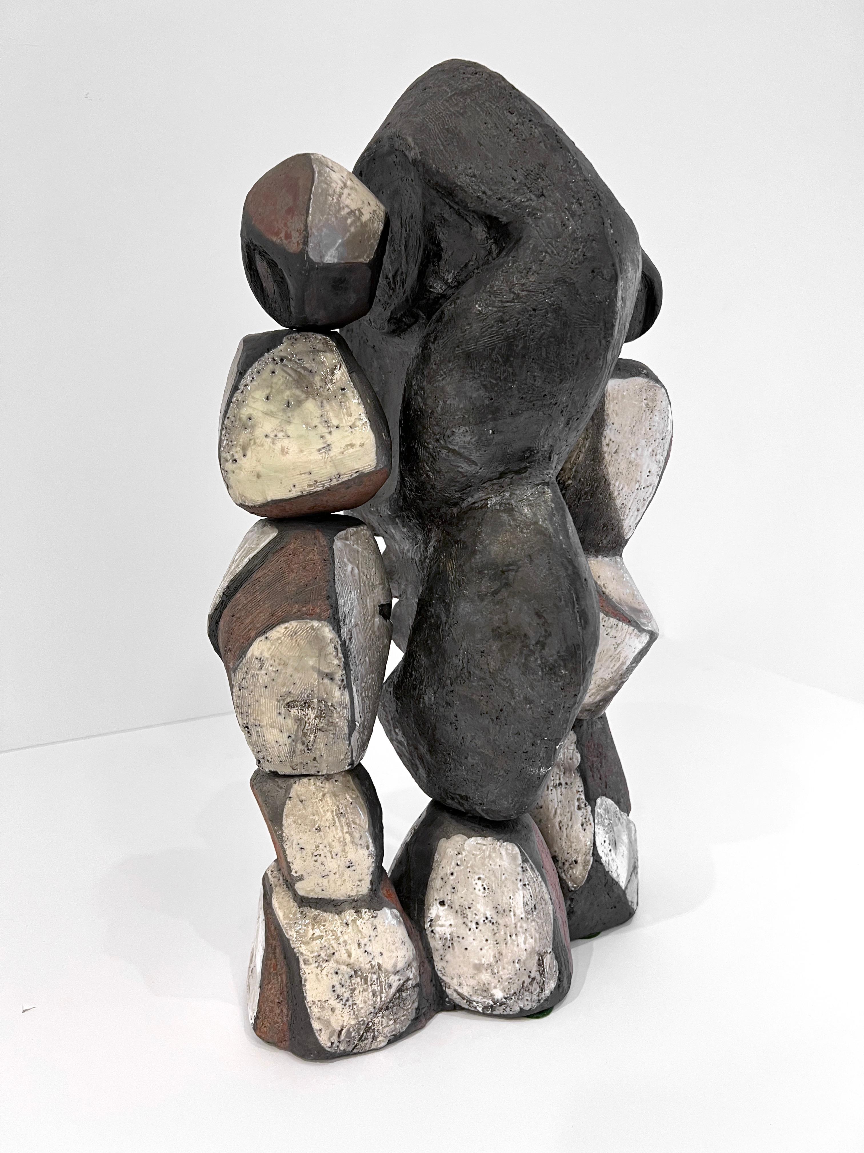 Abstrakte figurale Keramik-Skulptur von Roger Capron im Angebot 4
