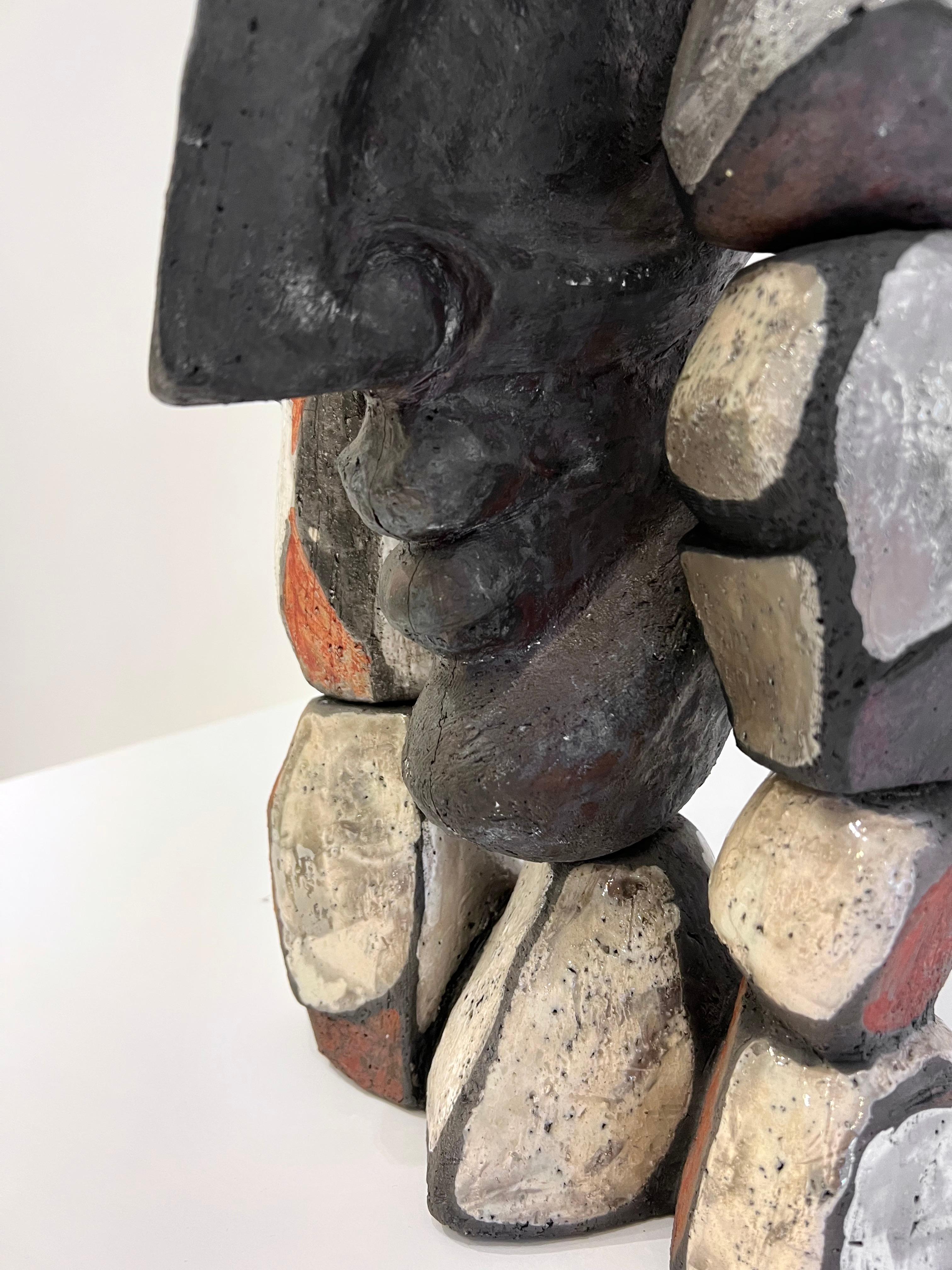 Abstrakte figurale Keramik-Skulptur von Roger Capron im Angebot 2
