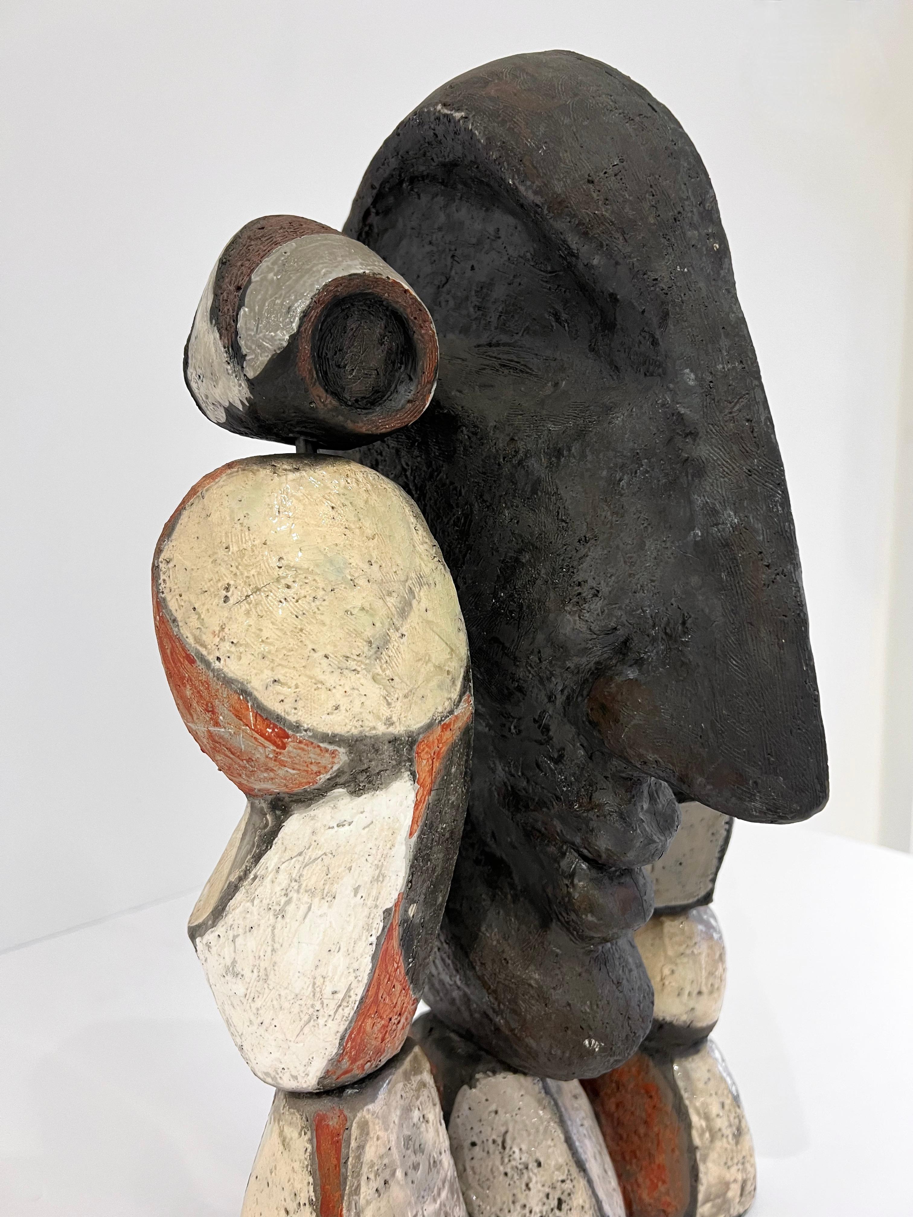 Sculpture figurative abstraite en céramique de Roger Capron en vente 3