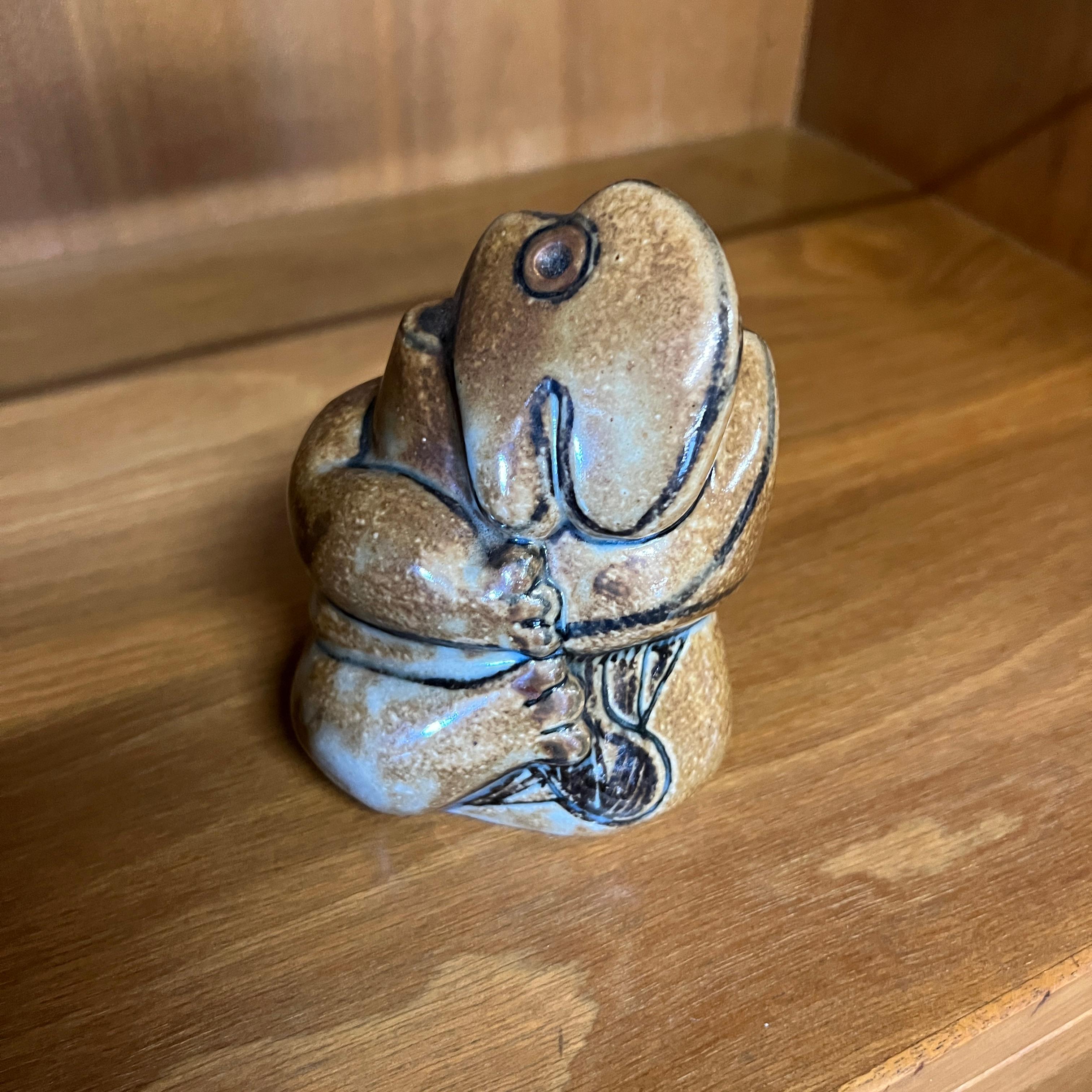 Mid-Century Modern Figure en céramique abstraite n° 7048 de Sten Lykke Madsen pour Bing & Grondahl en vente
