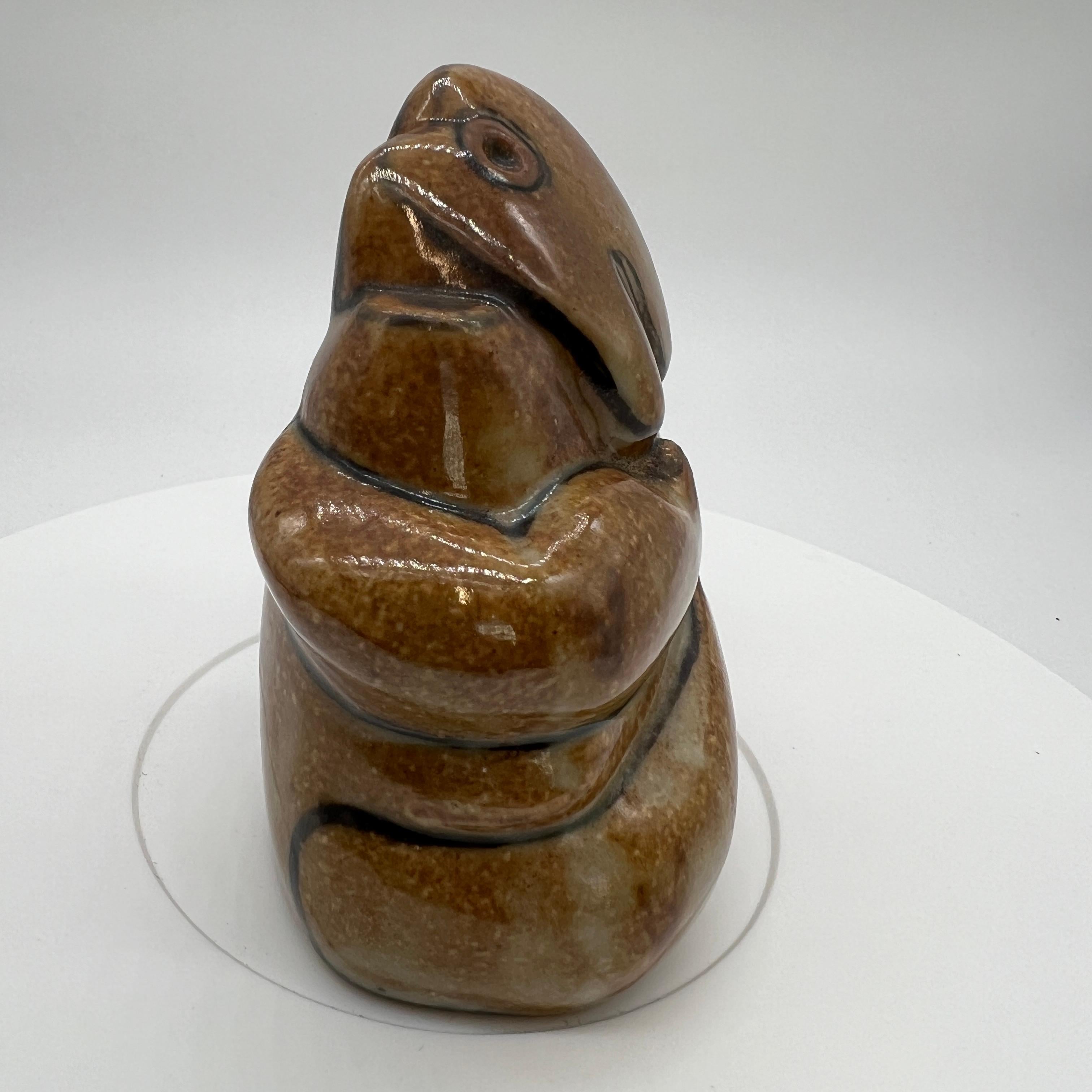 Fin du 20e siècle Figure en céramique abstraite n° 7048 de Sten Lykke Madsen pour Bing & Grondahl en vente