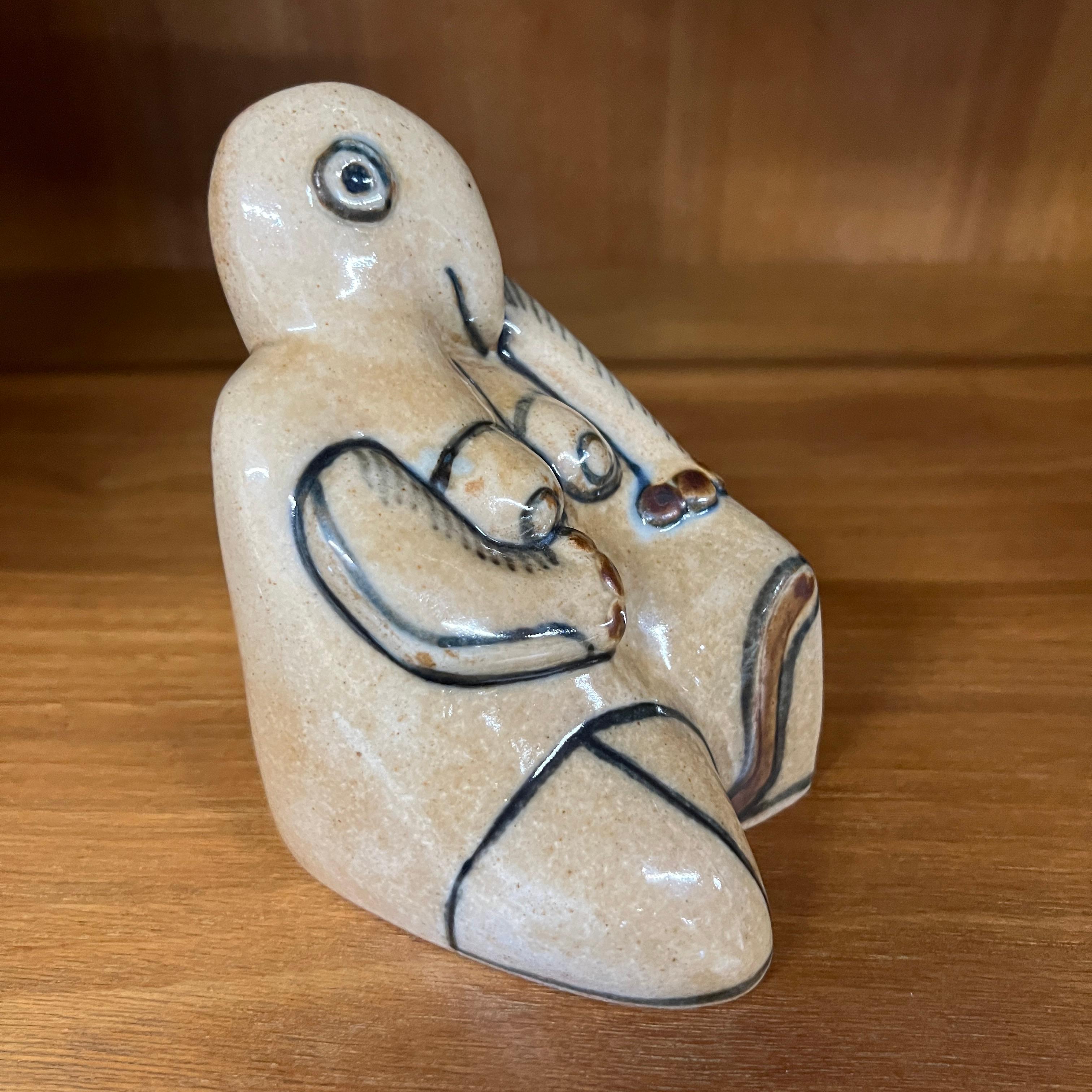 Danese Figura astratta in ceramica #7053 di Sten Lykke Madsen Fabeldyr Line per I. A. B. in vendita