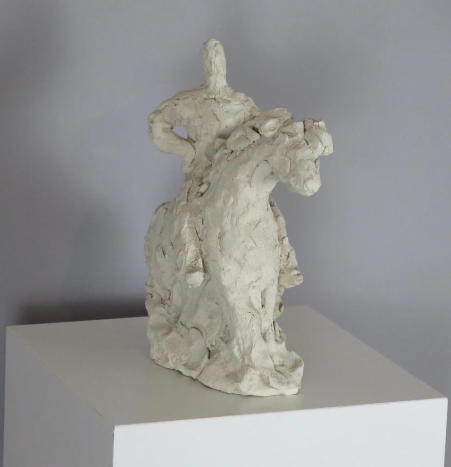 Escultura abstracta de cerámica Caballo, Francia finales del siglo XX en venta