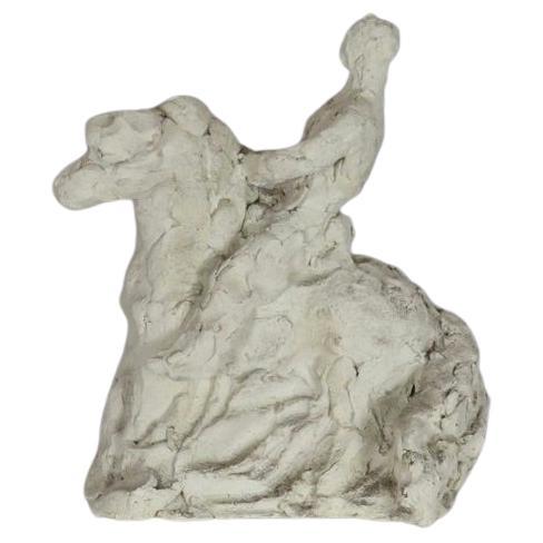 Escultura abstracta de cerámica Caballo, Francia