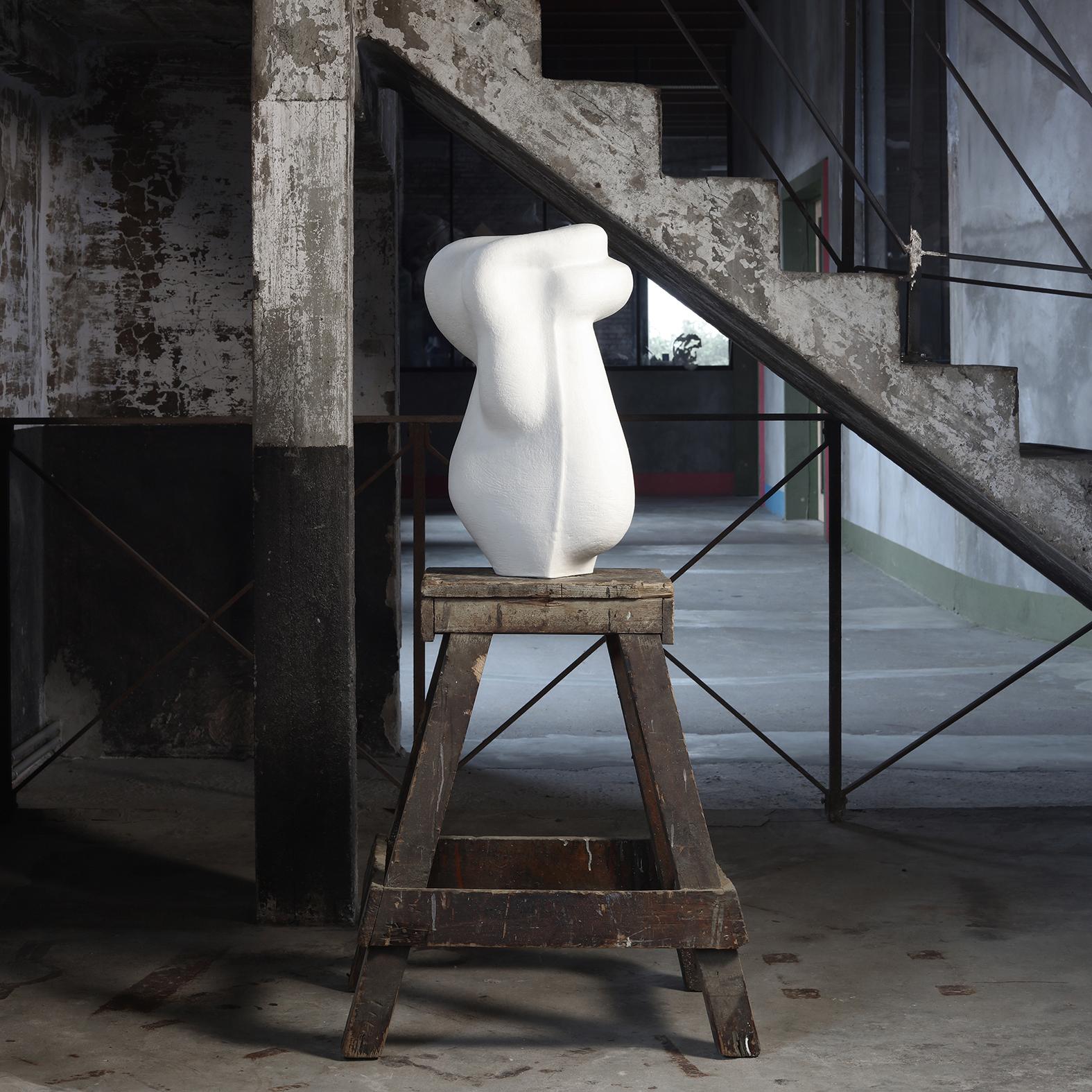 Suédois Sculpture en céramique abstraite, Bo Arenander en vente