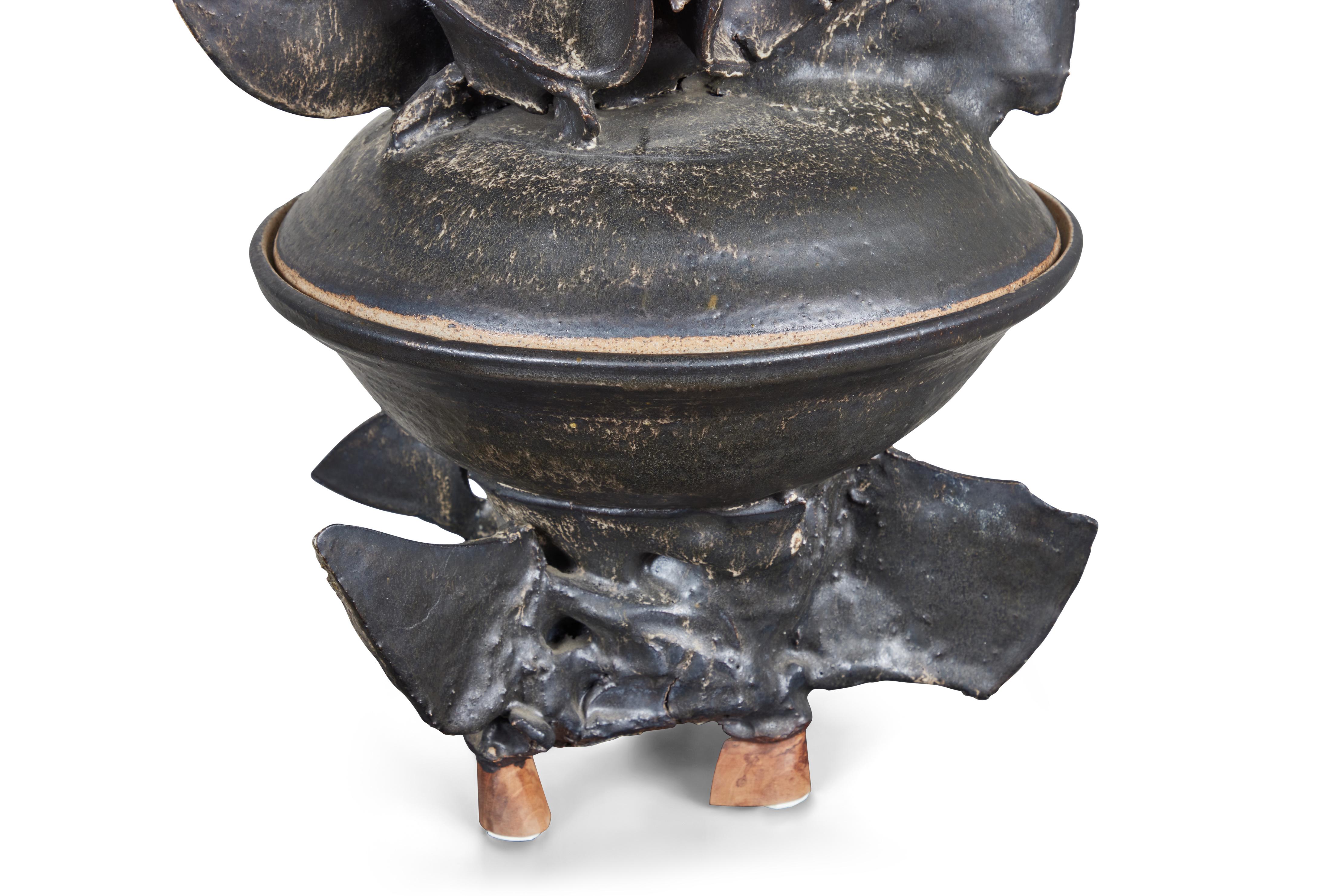 Abstract Ceramic Sculpture by Michael Schrier 1