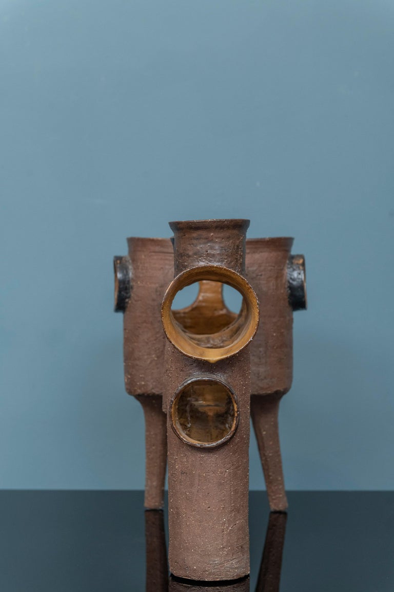 Abstract Ceramic Sculpture For Sale at 1stDibs