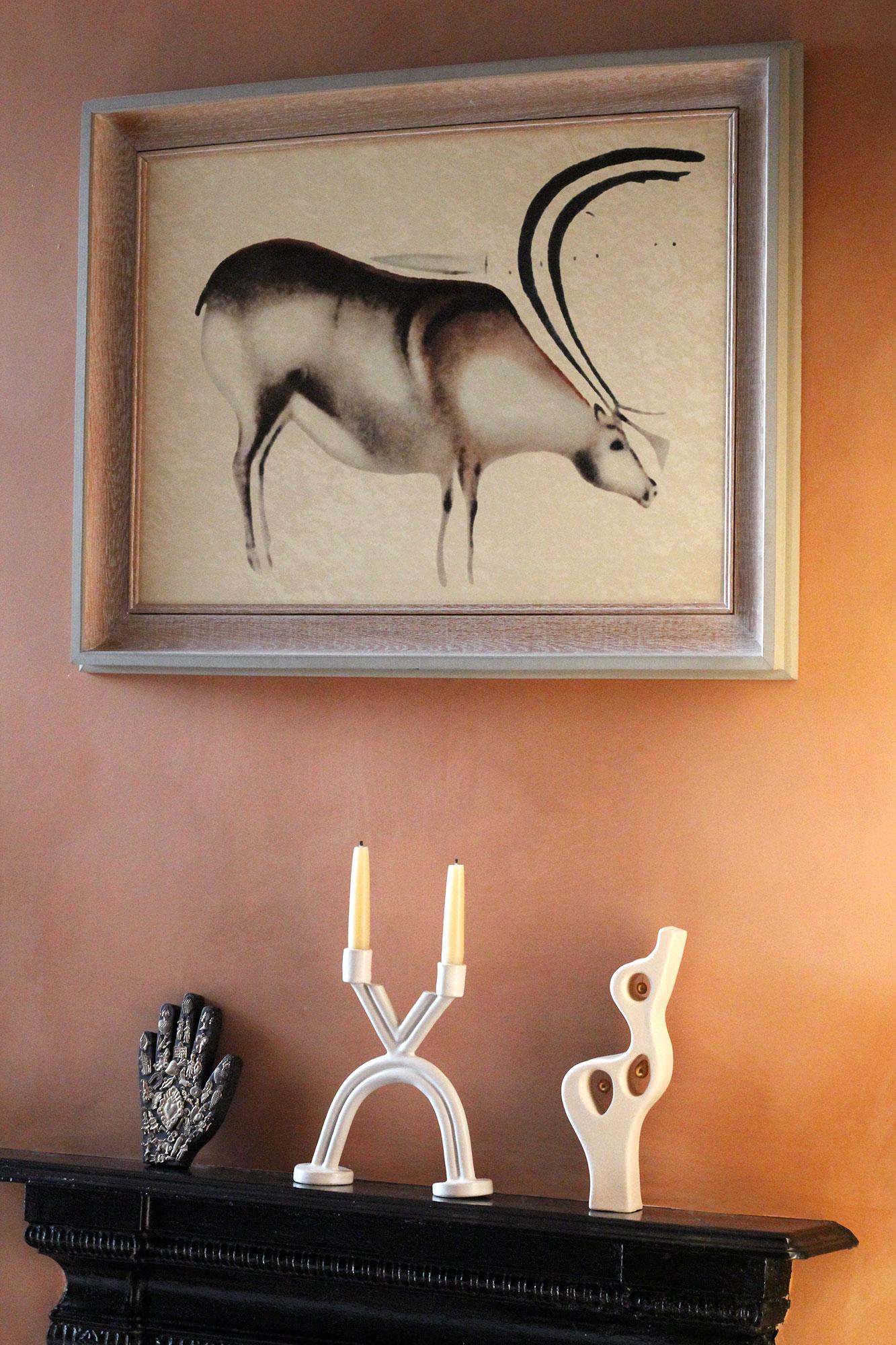 Abstract Ceramic Sculpture With Gold Lustre, “Fragments Within III” by Miyelle en vente 3