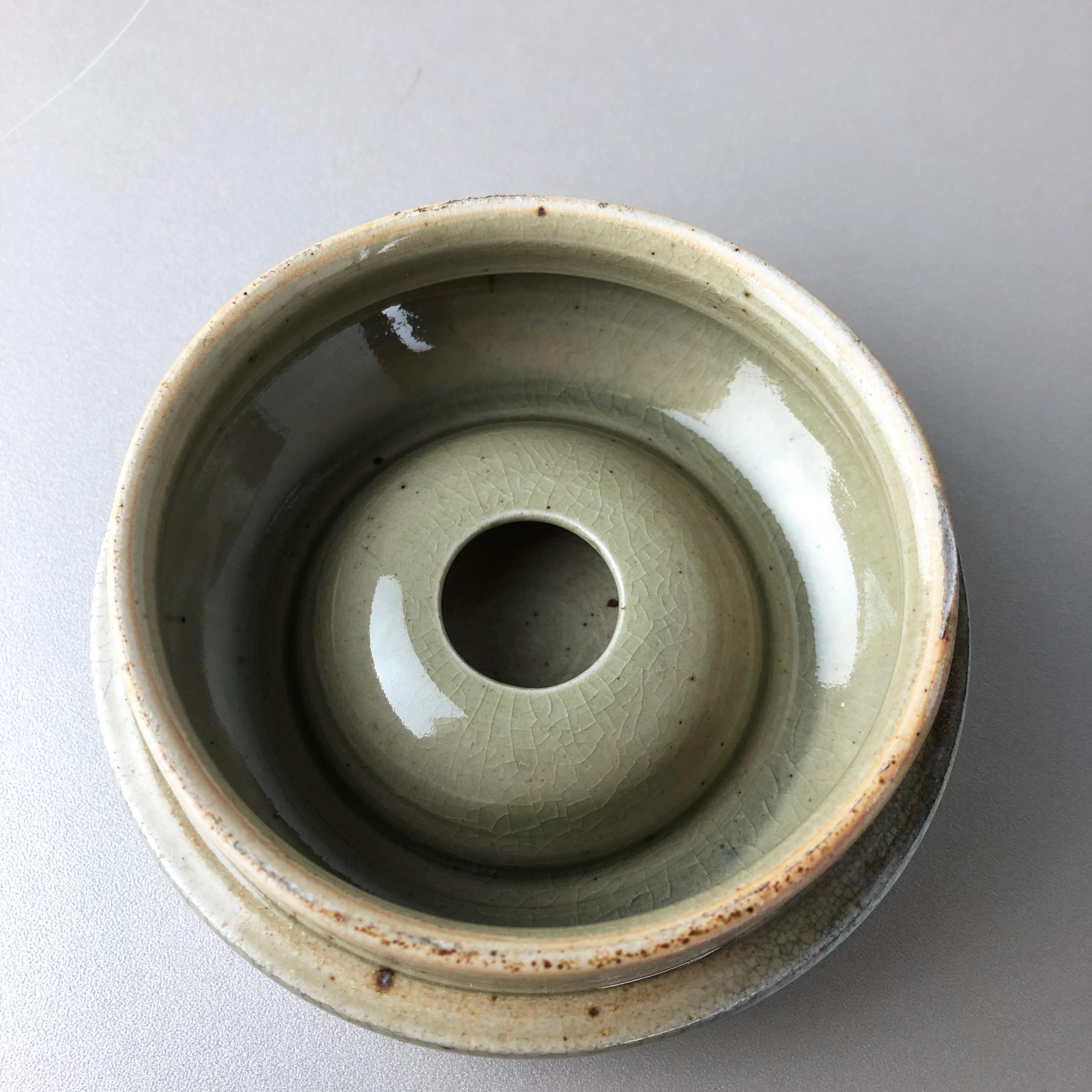 Abstract Ceramic Studio Pottery Lid Can by Wendelin Stahl, Germany, 1970s 12