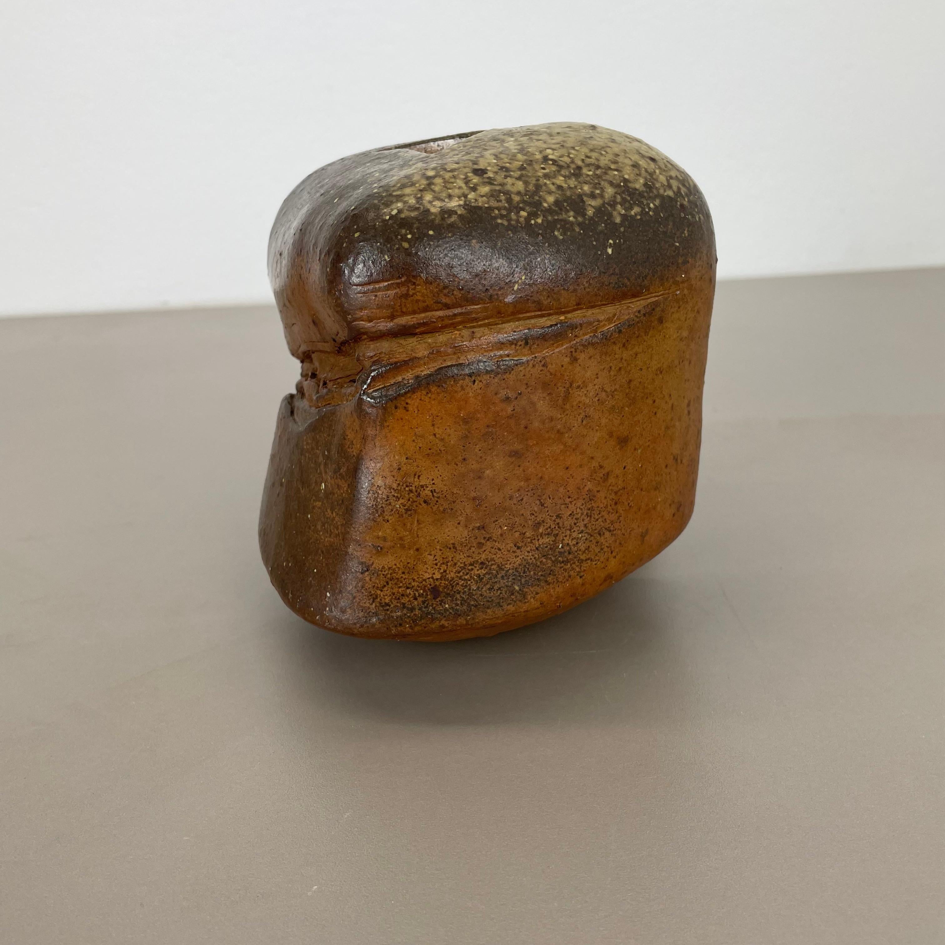Abstract Ceramic Studio Pottery Object by.Horst Kerstan, Kandern Germany 1980s For Sale 8